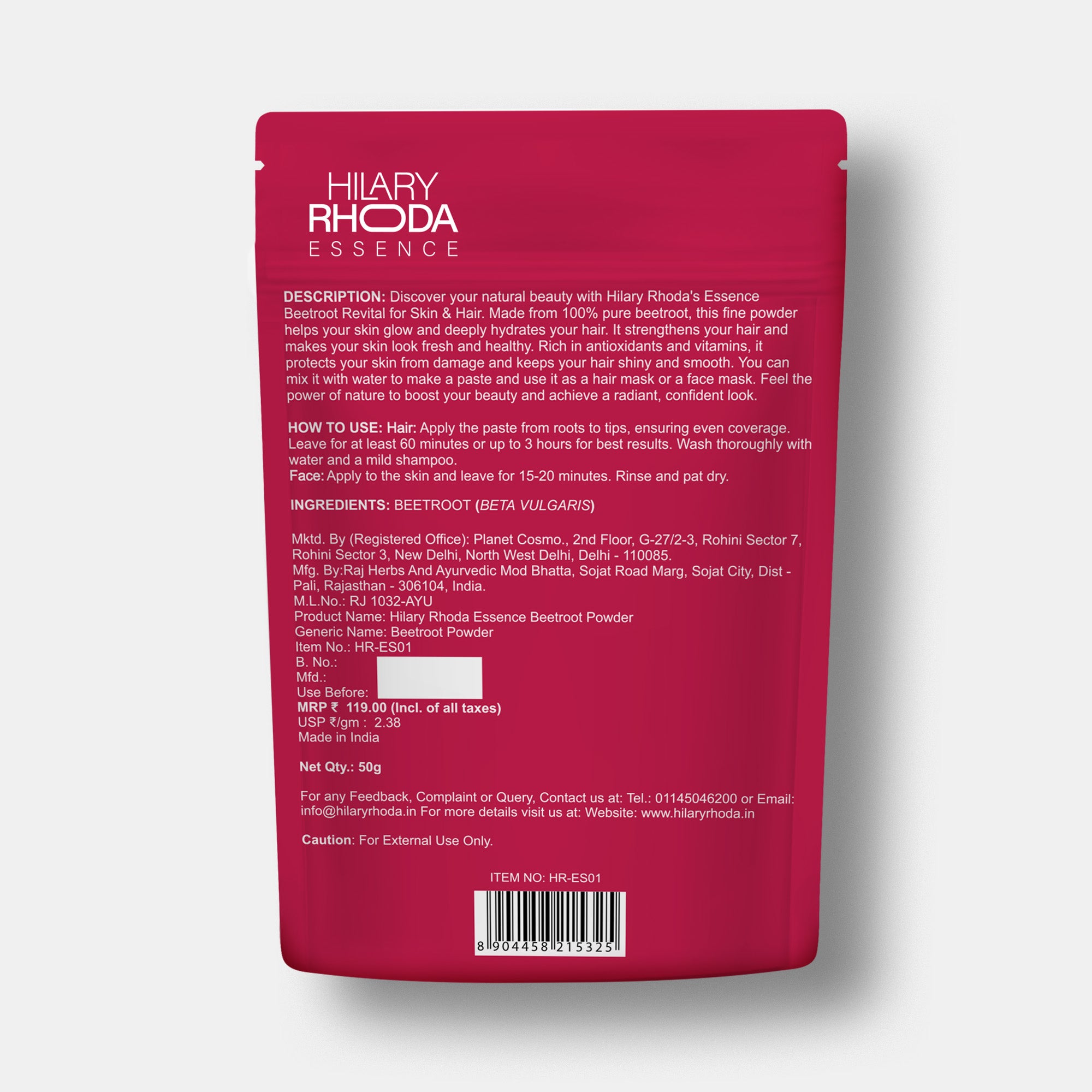 Essence Beetroot Powder For Skin & Hair