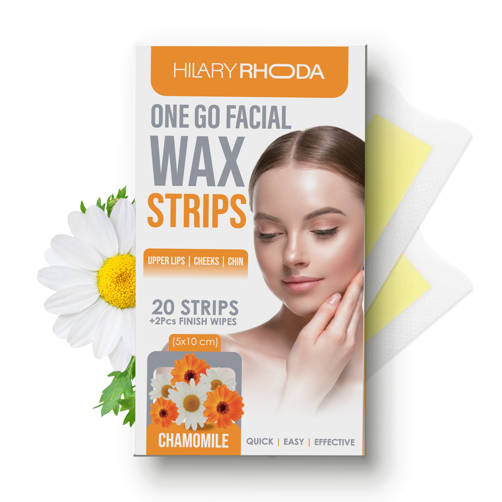 One Go Facial Wax Strips