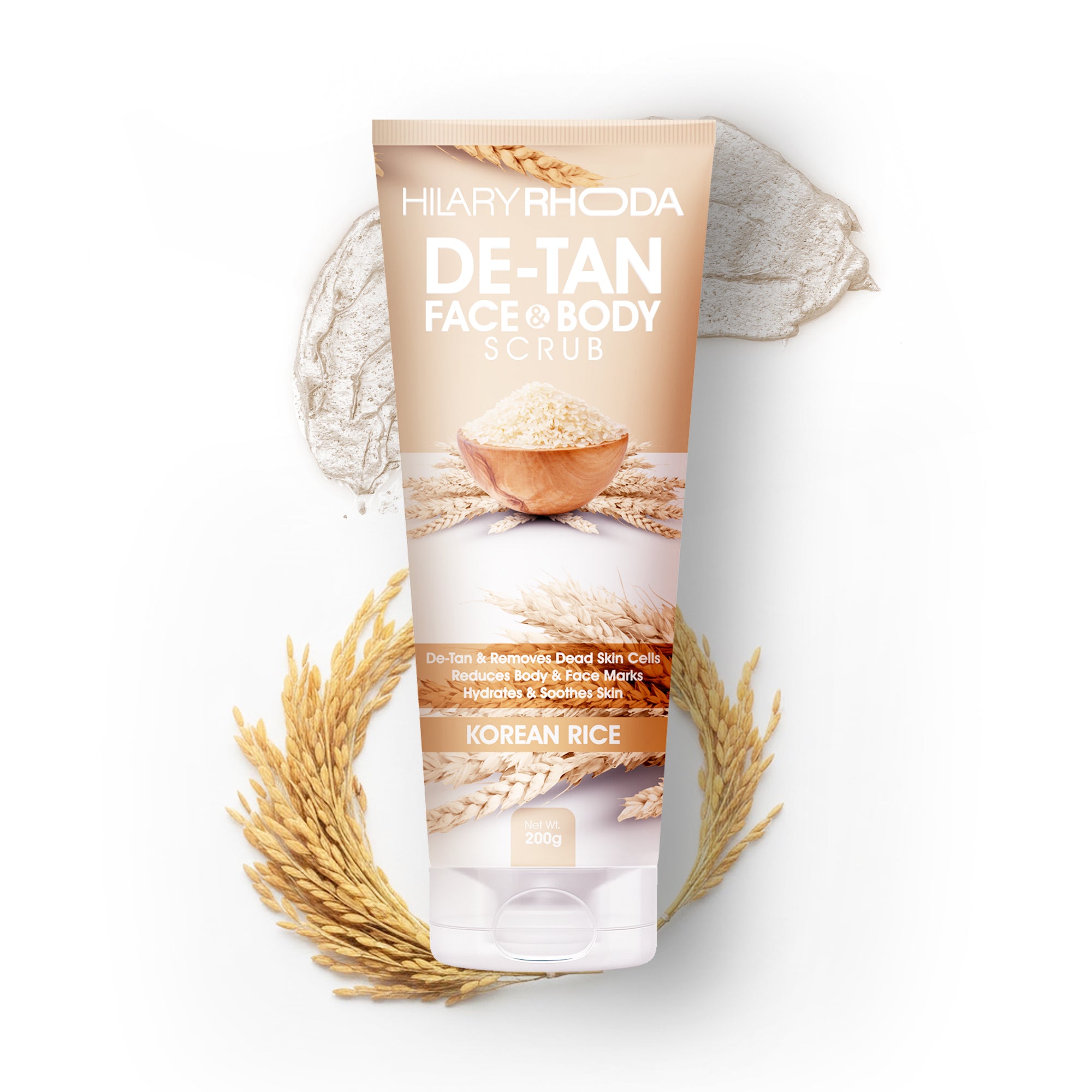 De-Tan Face & Body Scrub - Korean Rice