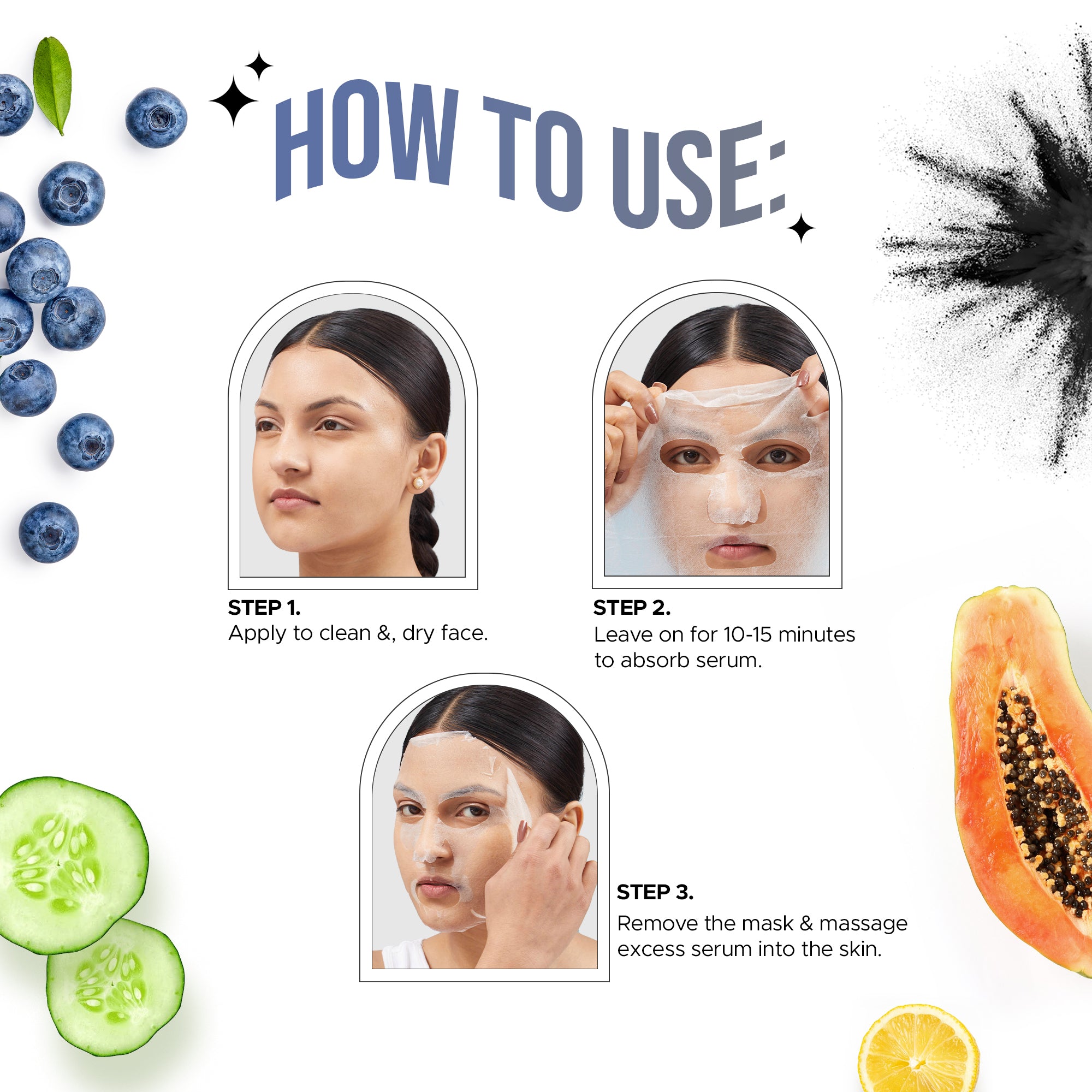 Facial Sheet Mask (Pack of 4)