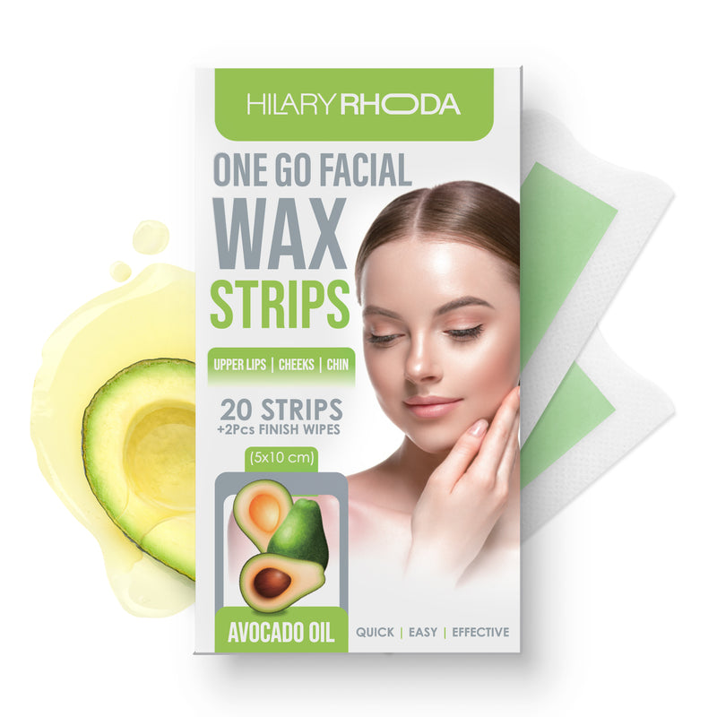 One Go Facial Wax Strips