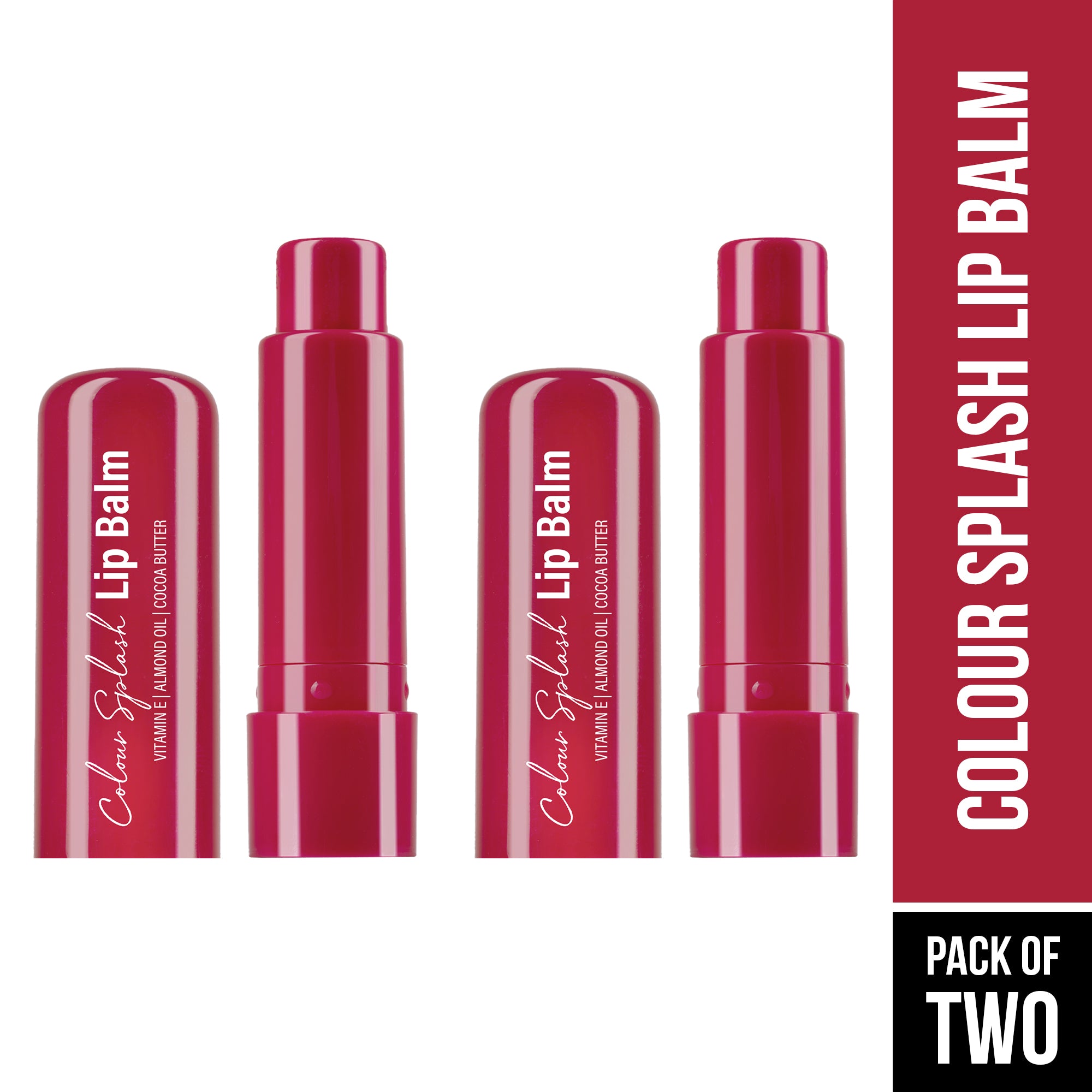 Colour Splash Lip Balm (Pack of 2)