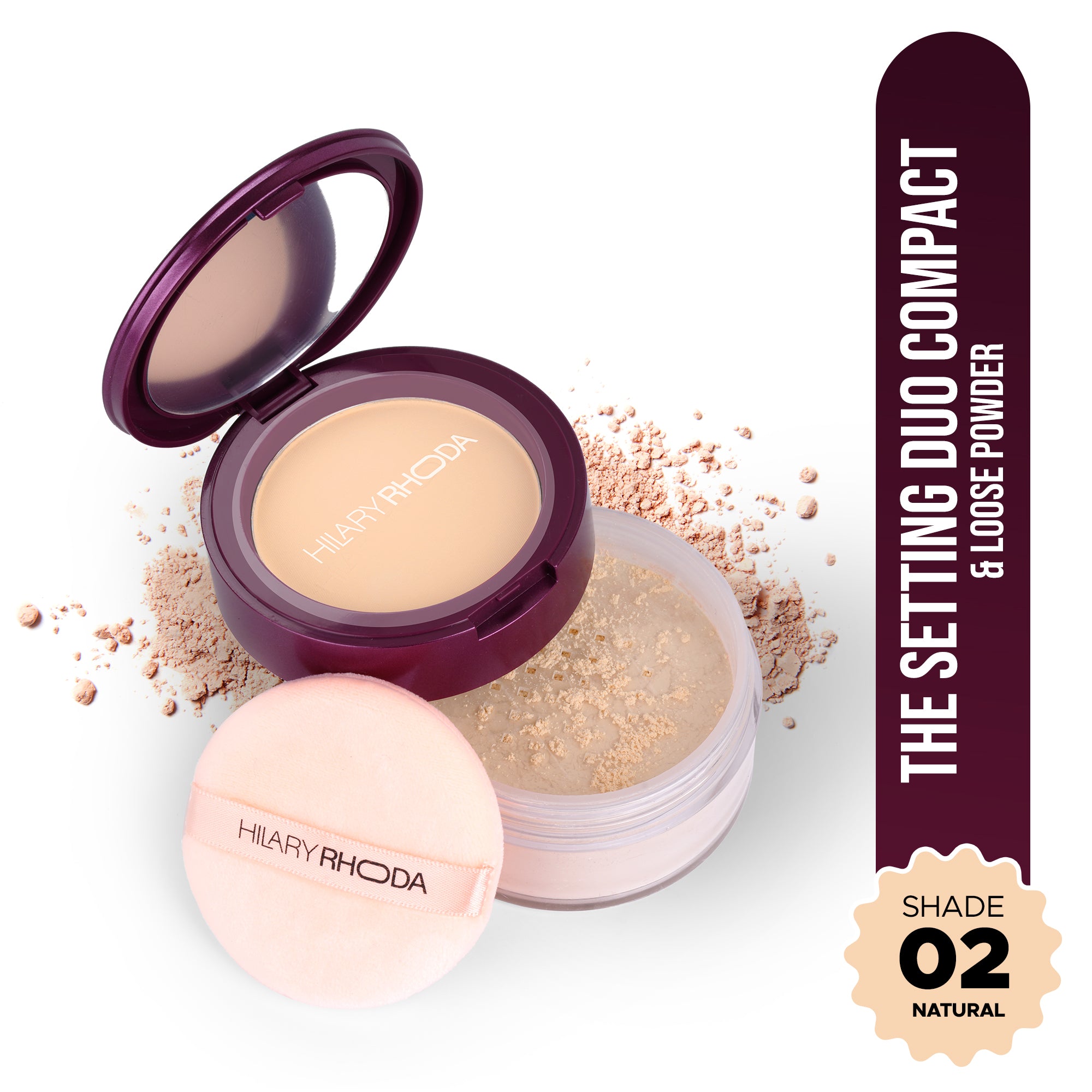 The Setting Duo Compact & Loose Powder