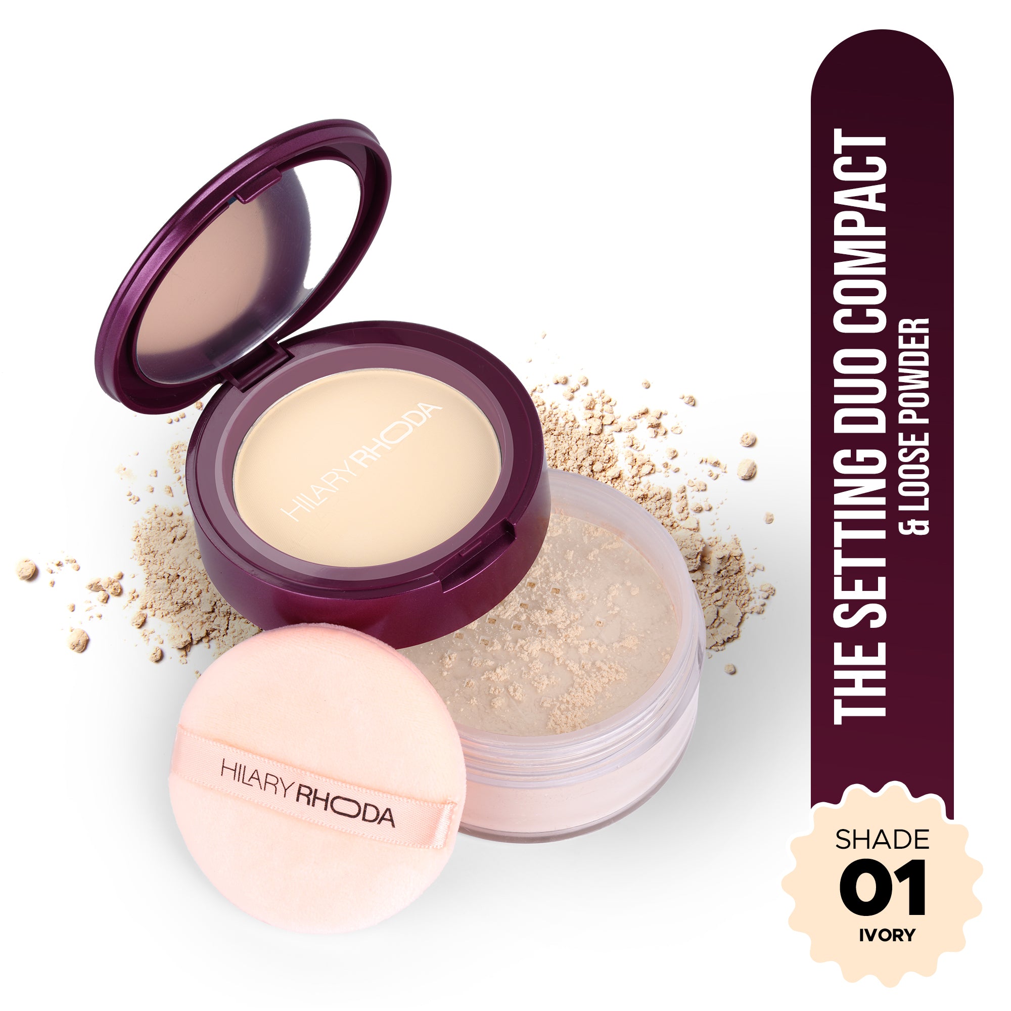 The Setting Duo Compact & Loose Powder