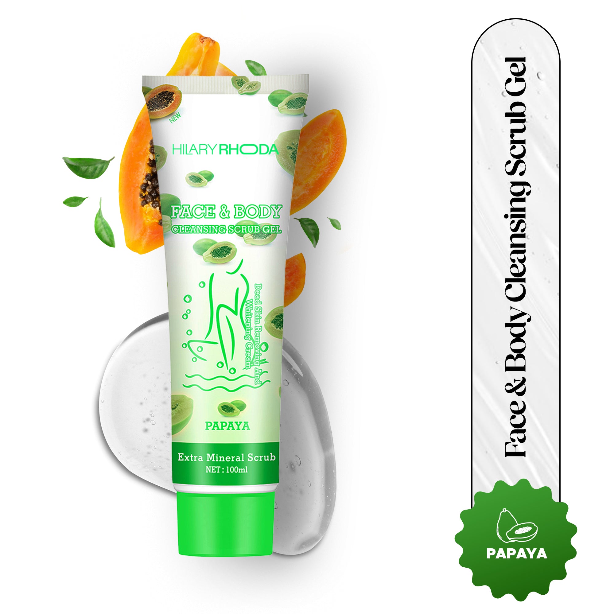 Face & Body Cleansing Scrub Gel