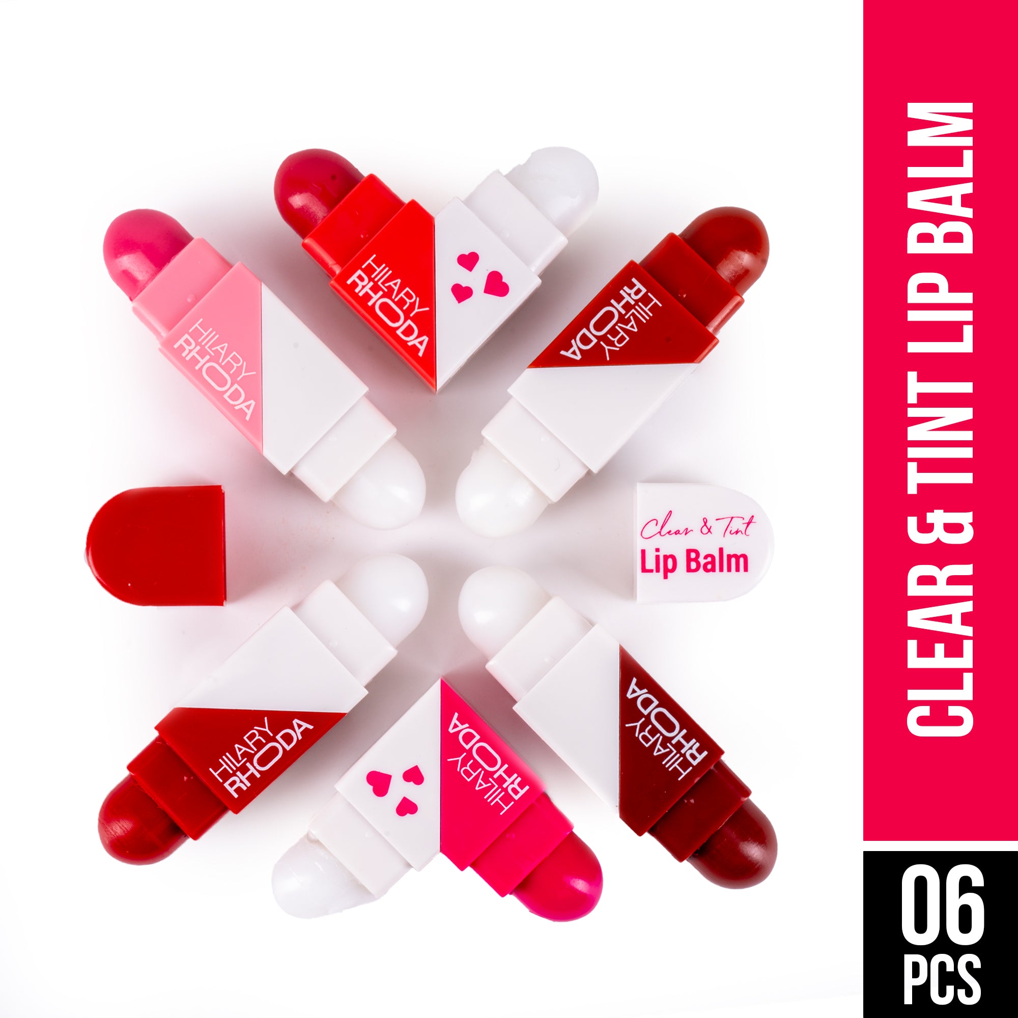 Clear & Tint Lip Balm(Set of 6)