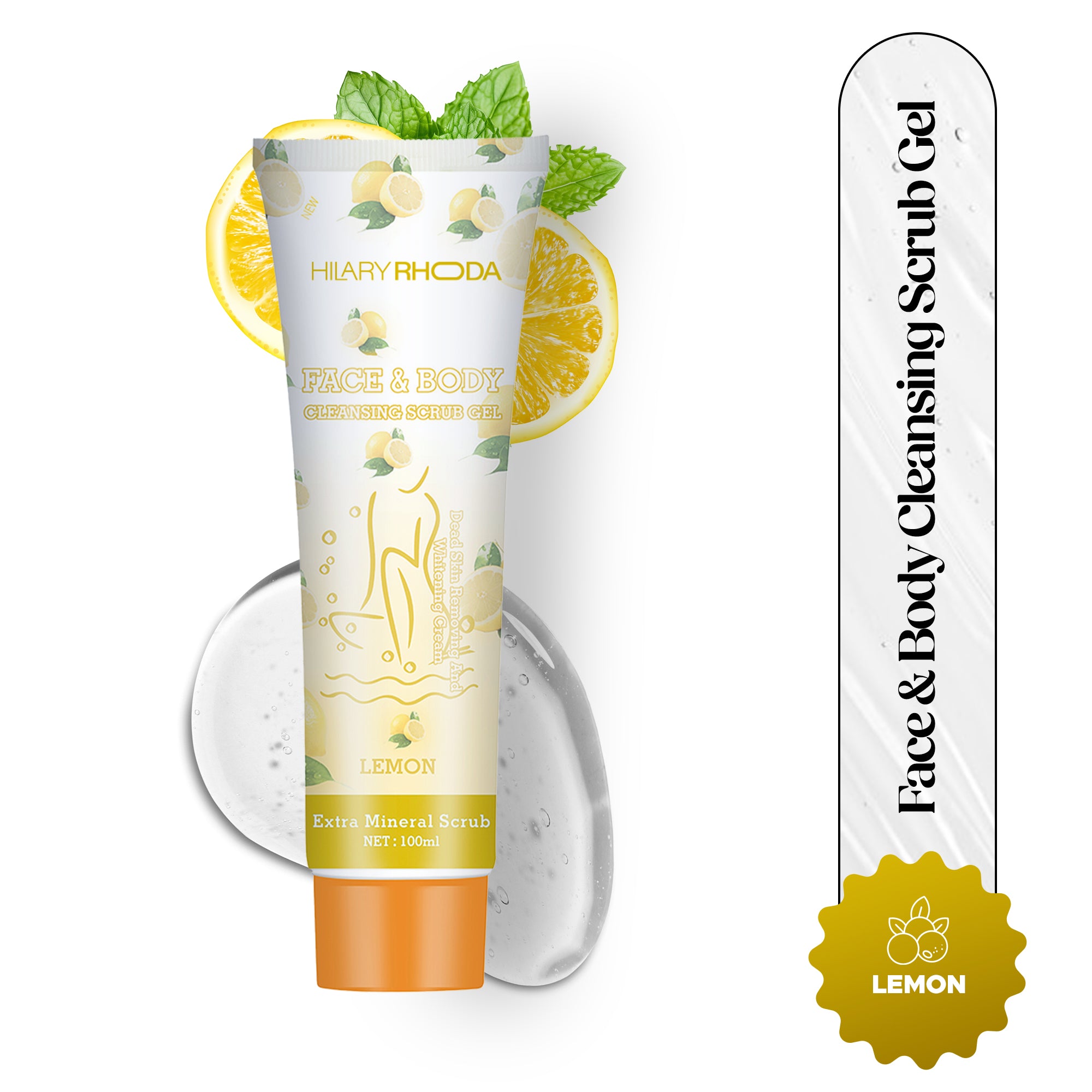 Face & Body Cleansing Scrub Gel
