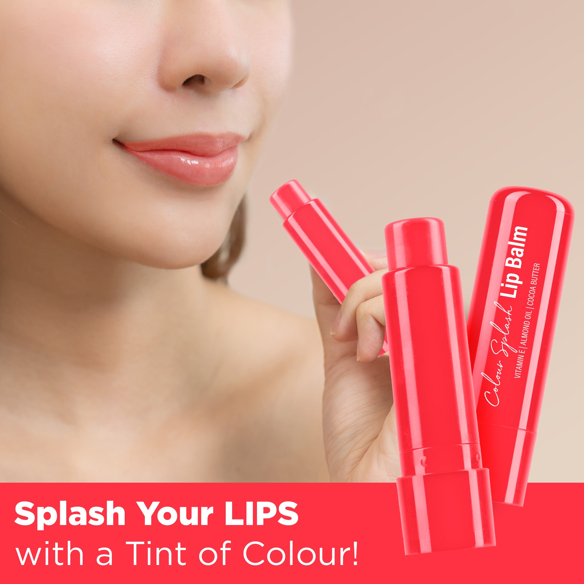 Colour Splash Lip Balm (Pack of 2)