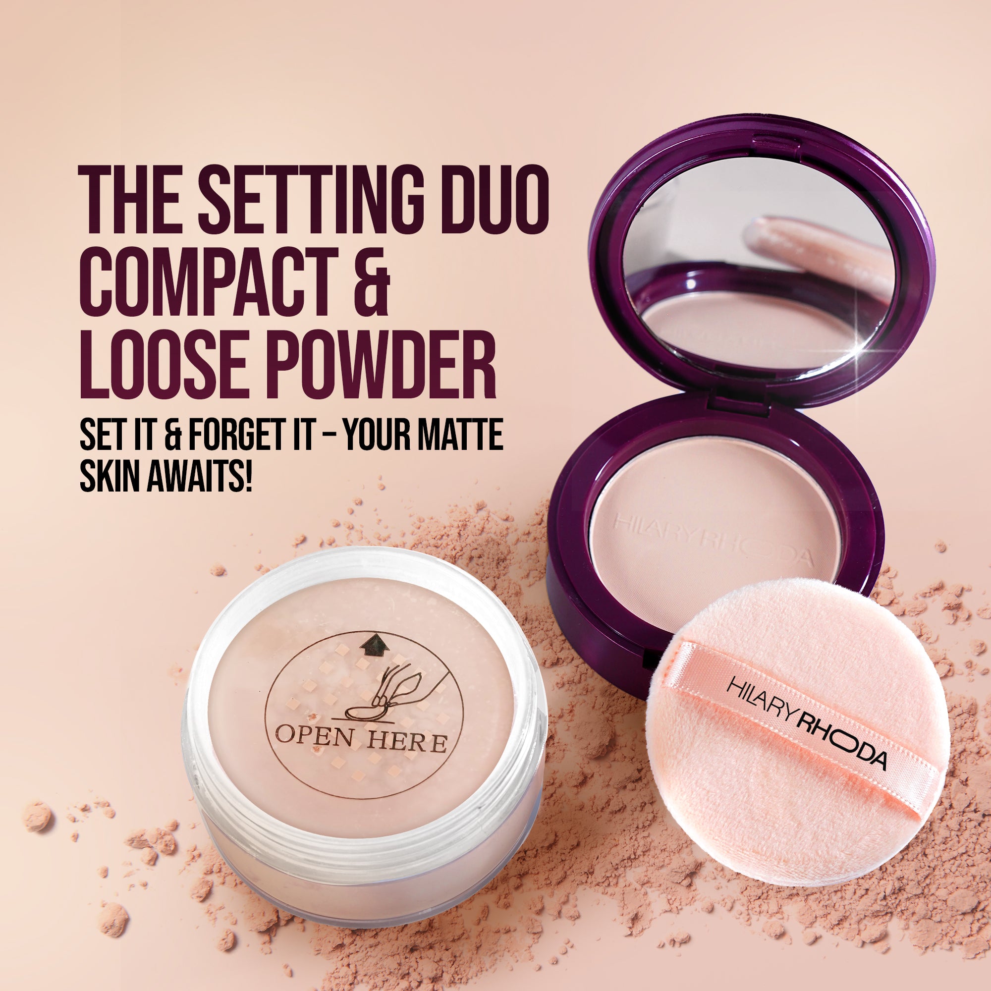 The Setting Duo Compact & Loose Powder