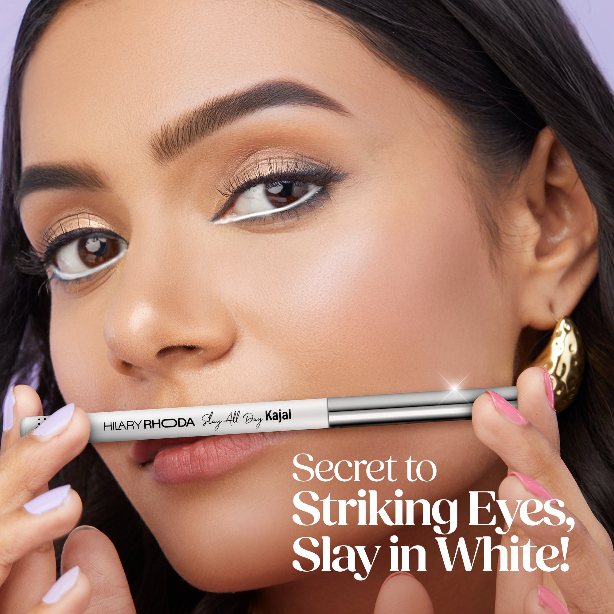 Slay All Day Kajal (White)