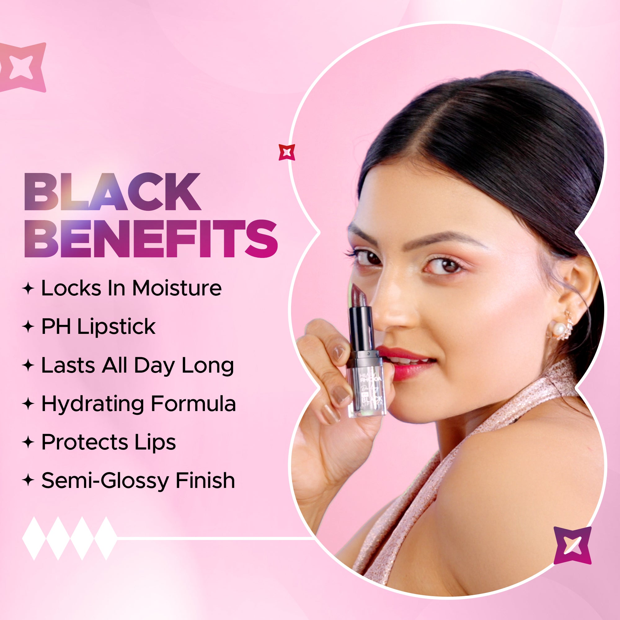 Darling PH Black Lipstick