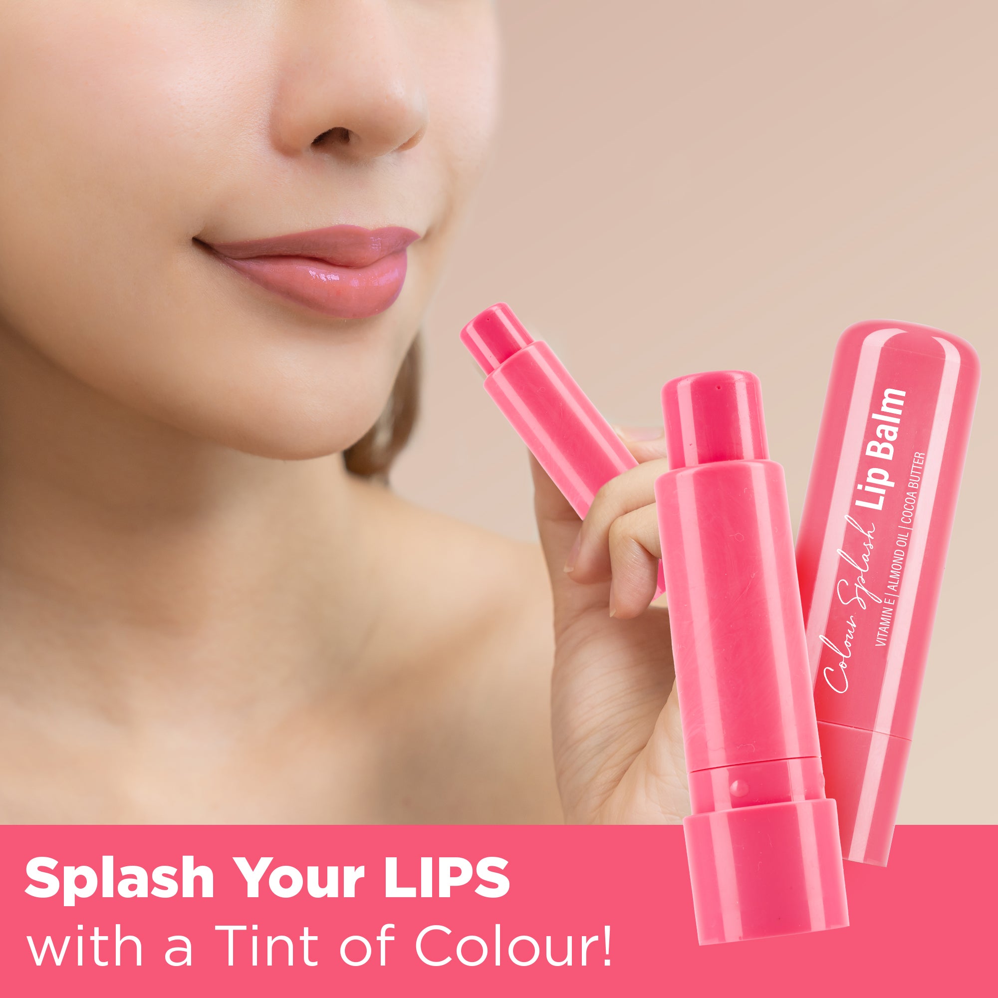 Colour Splash Lip Balm (Pack of 2)