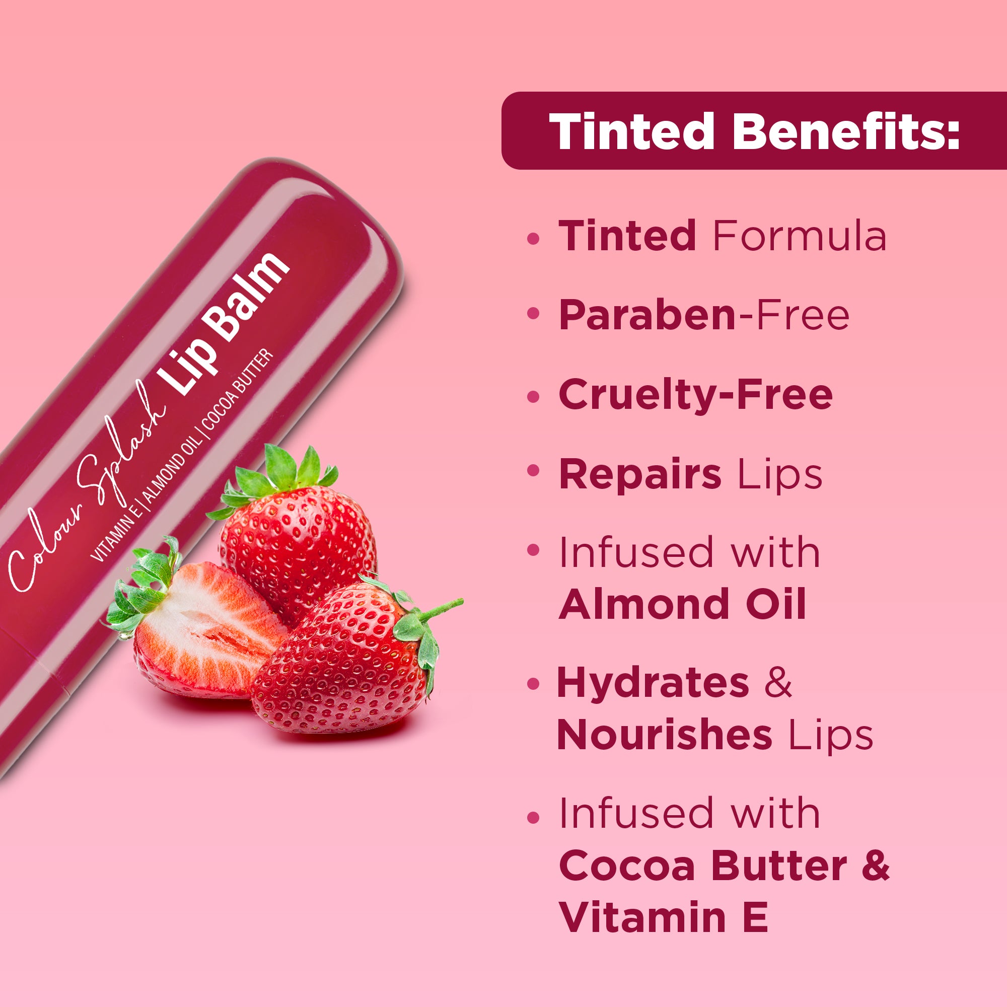 Colour Splash Lip Balm (Pack of 2)