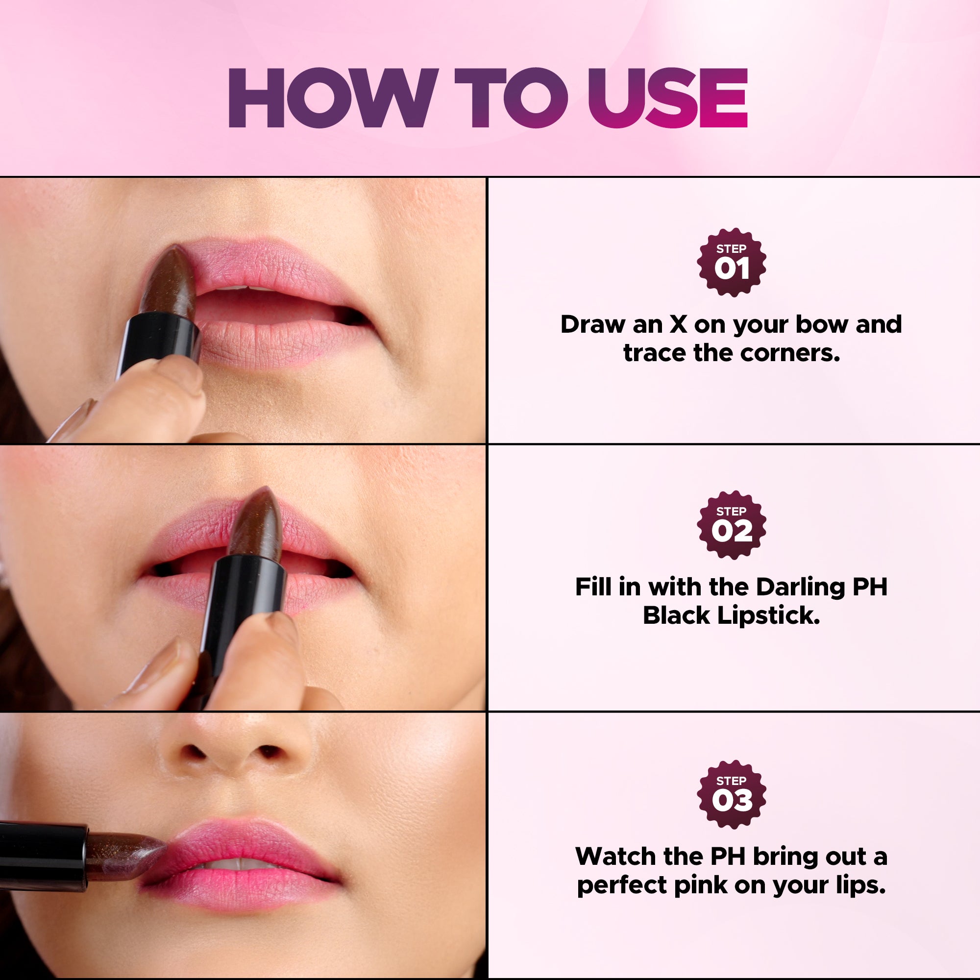 Darling PH Black Lipstick