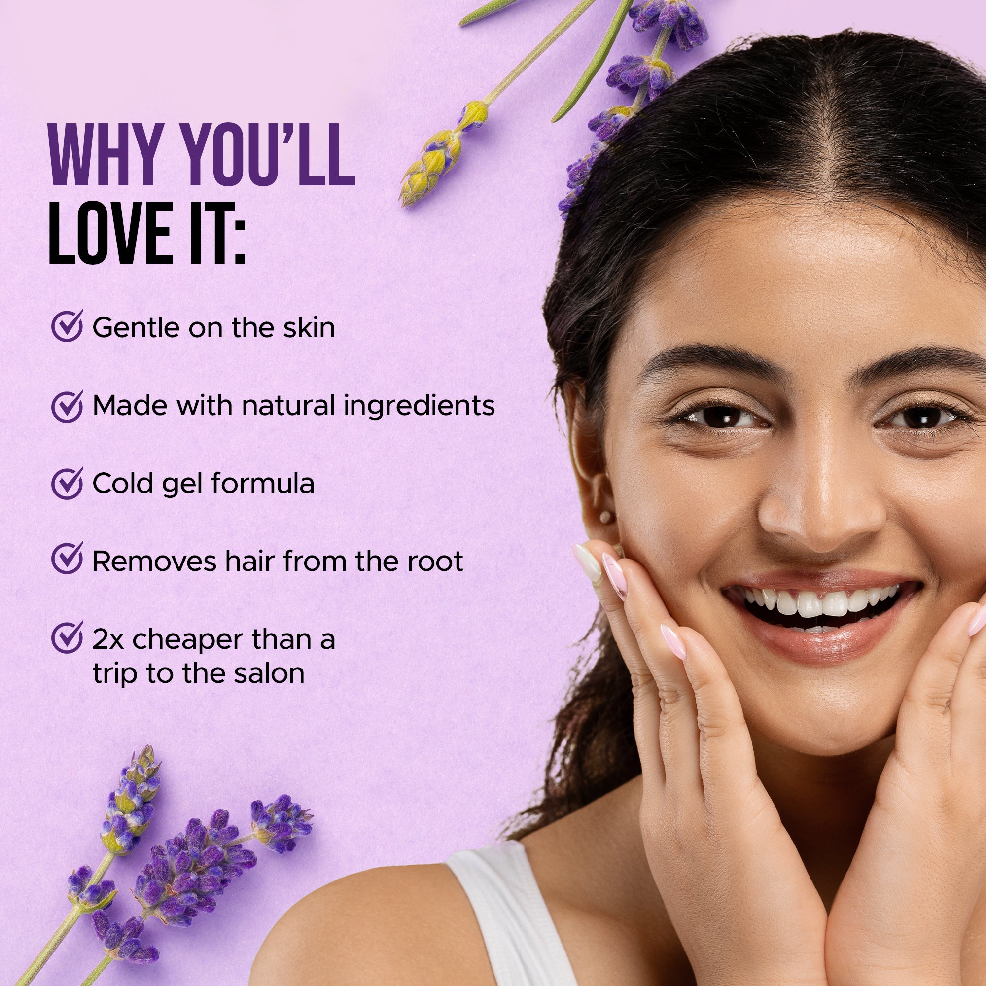 One Go Facial Wax Strips