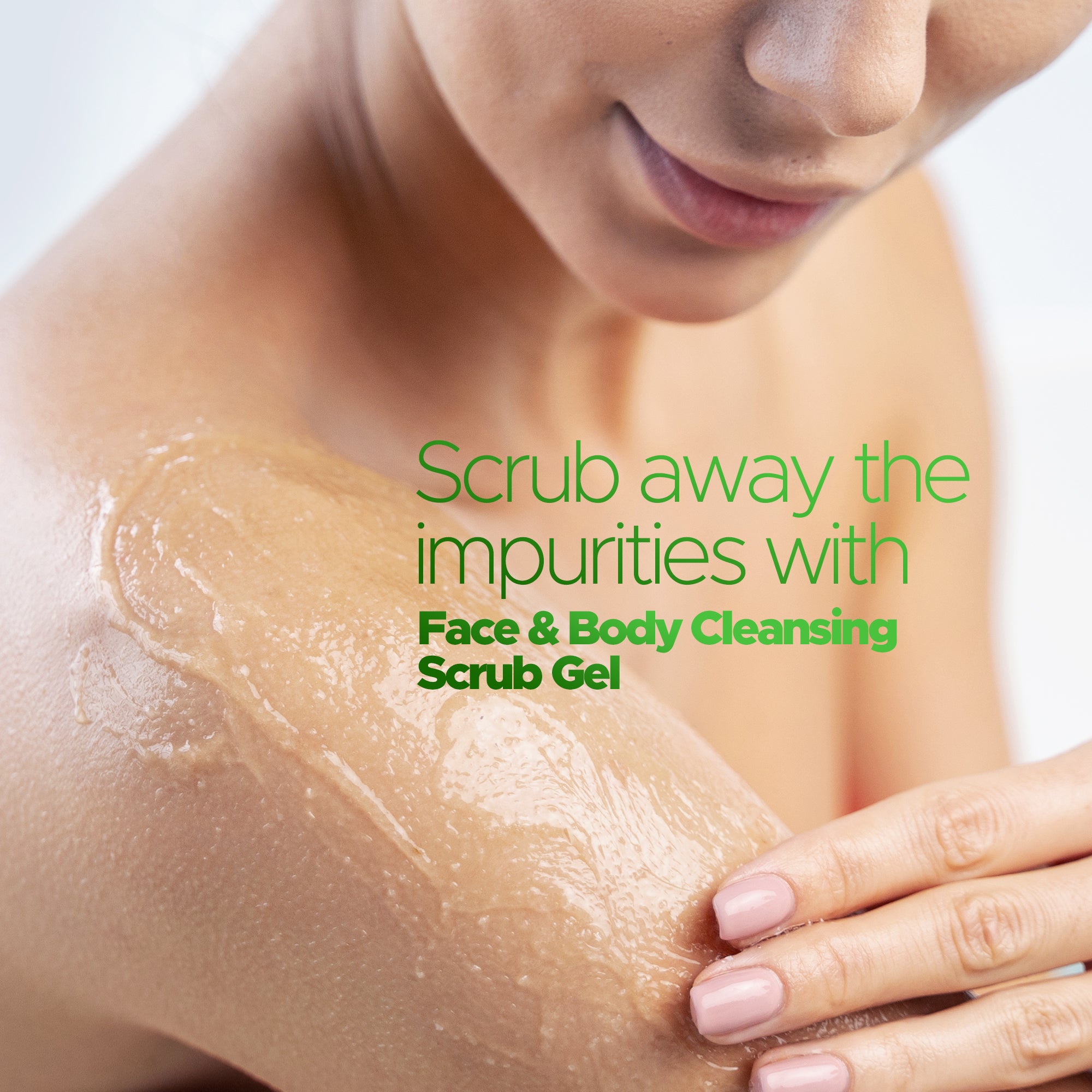 Face & Body Cleansing Scrub Gel