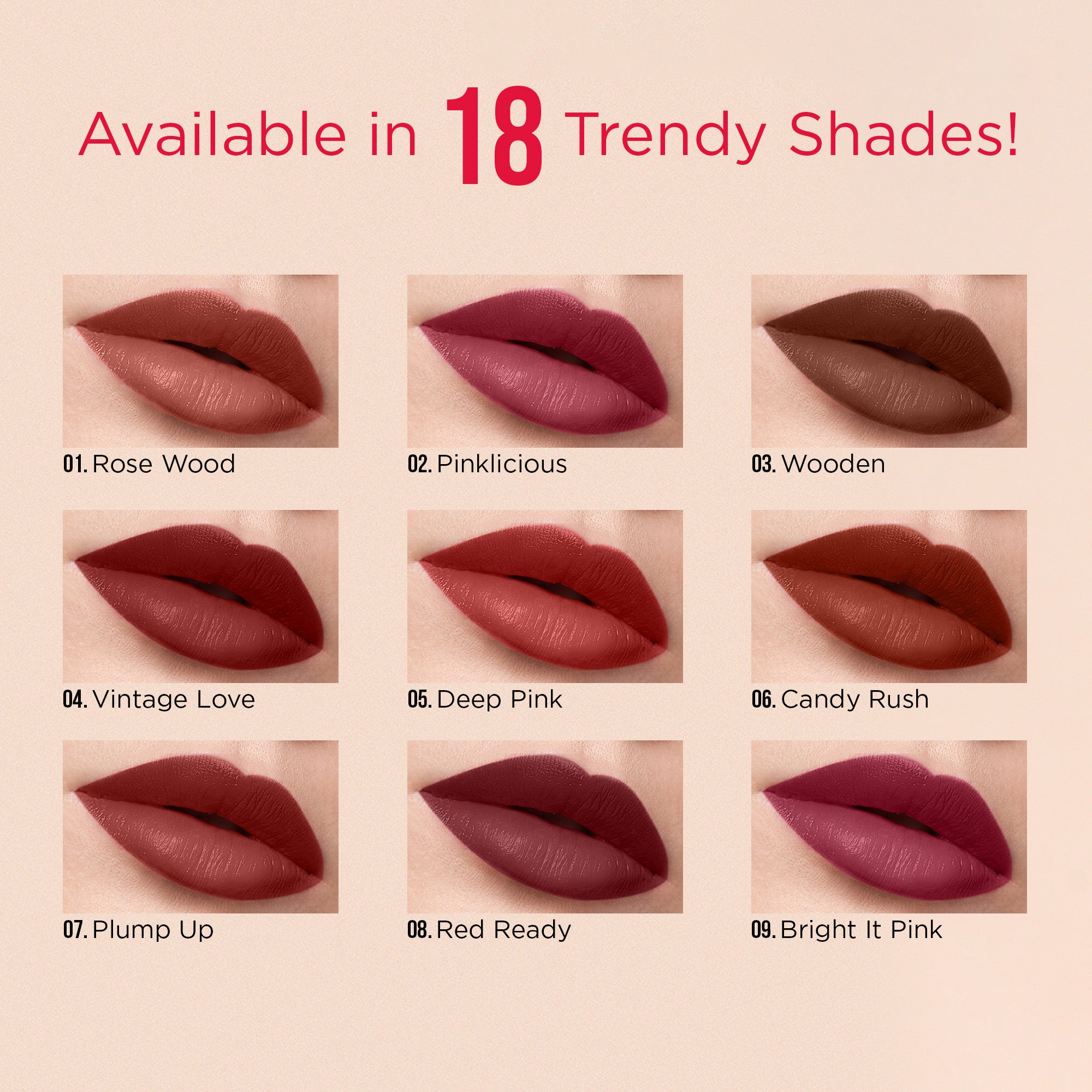 Lippy Love Matte Finish Lipstick
