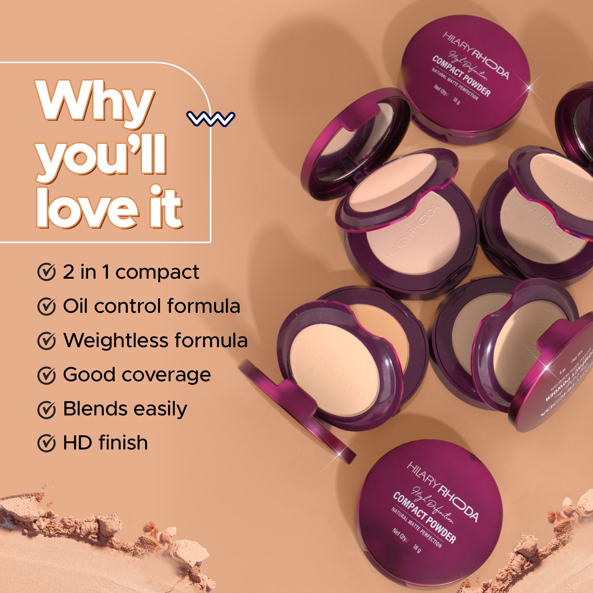 HD High-Definition Pressed Powder