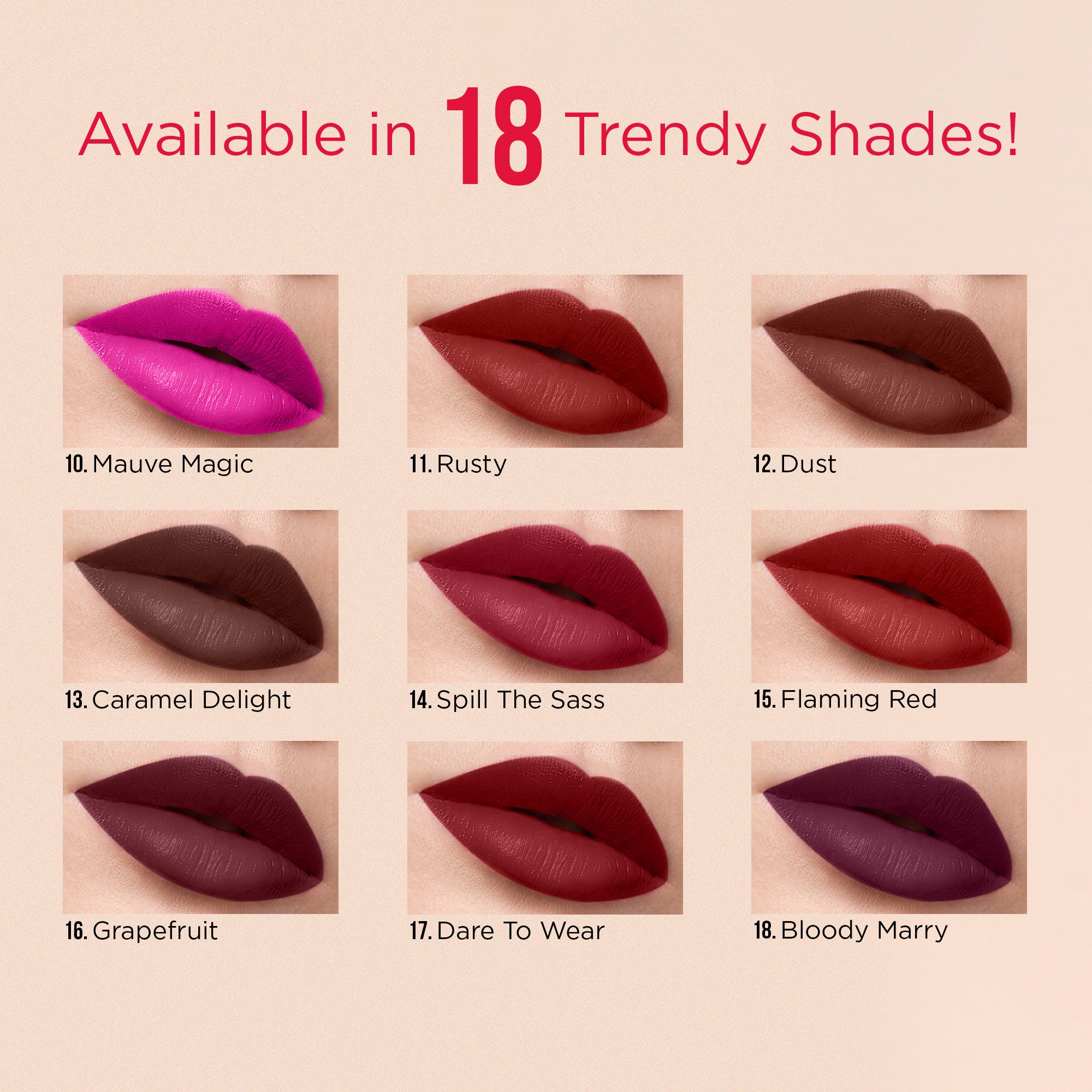 Lippy Love Matte Finish Lipstick