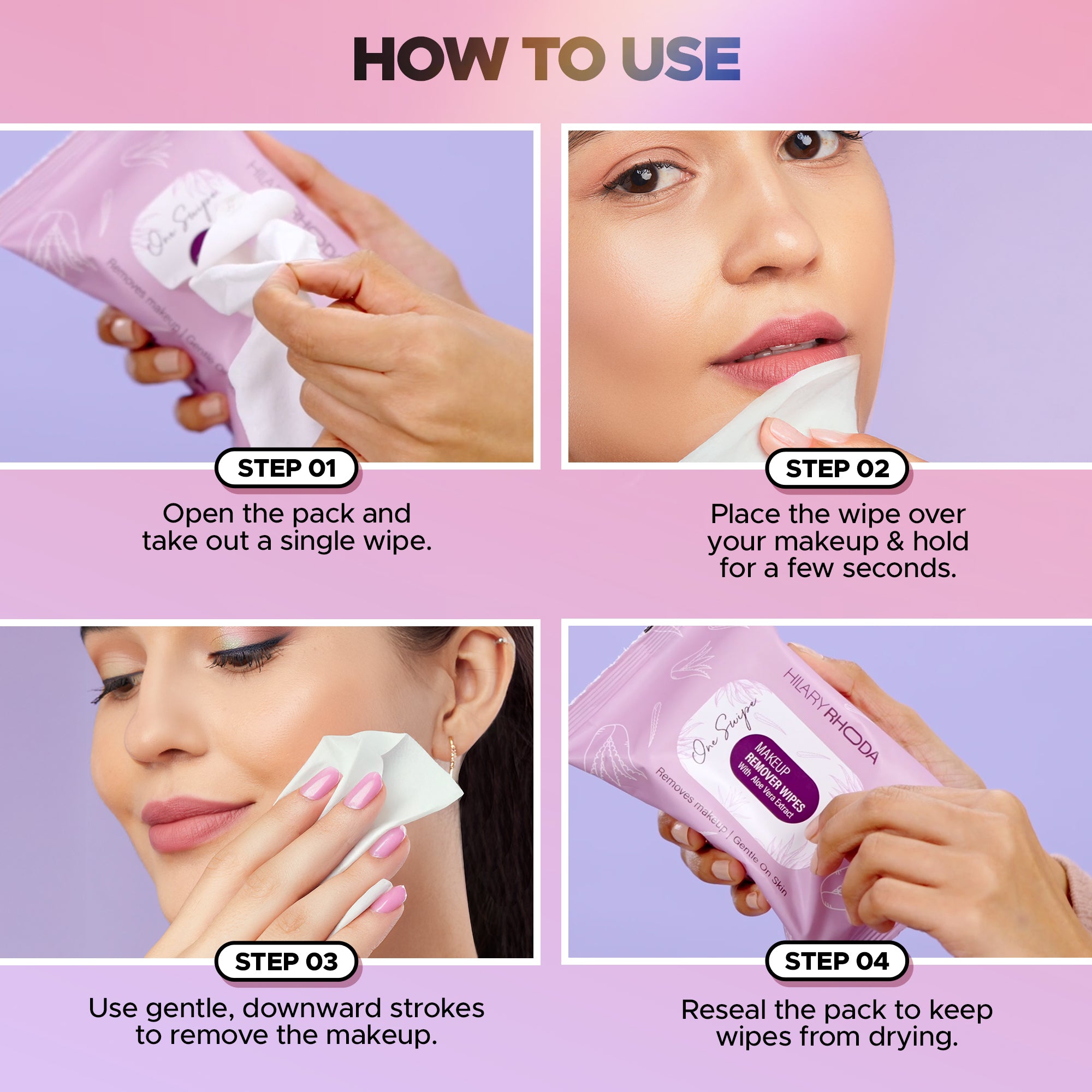 One Swipe Makeup Remover Wipes