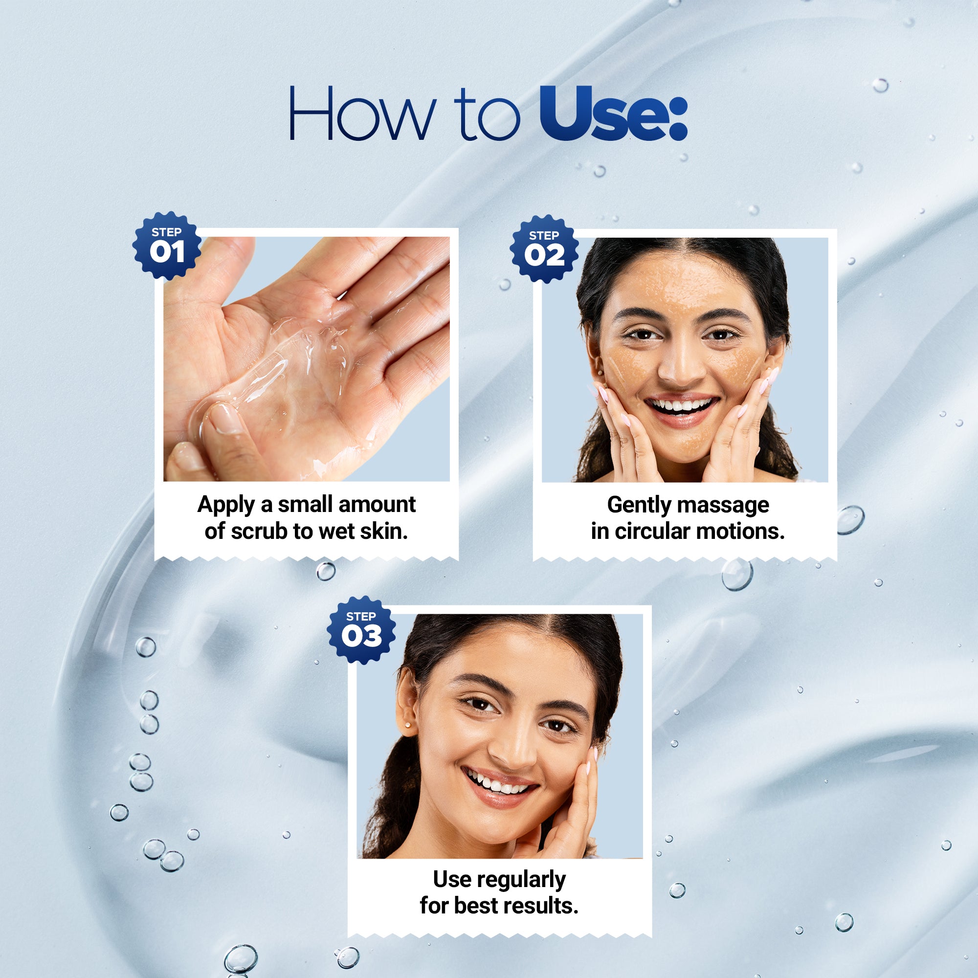 Face & Body Cleansing Scrub Gel