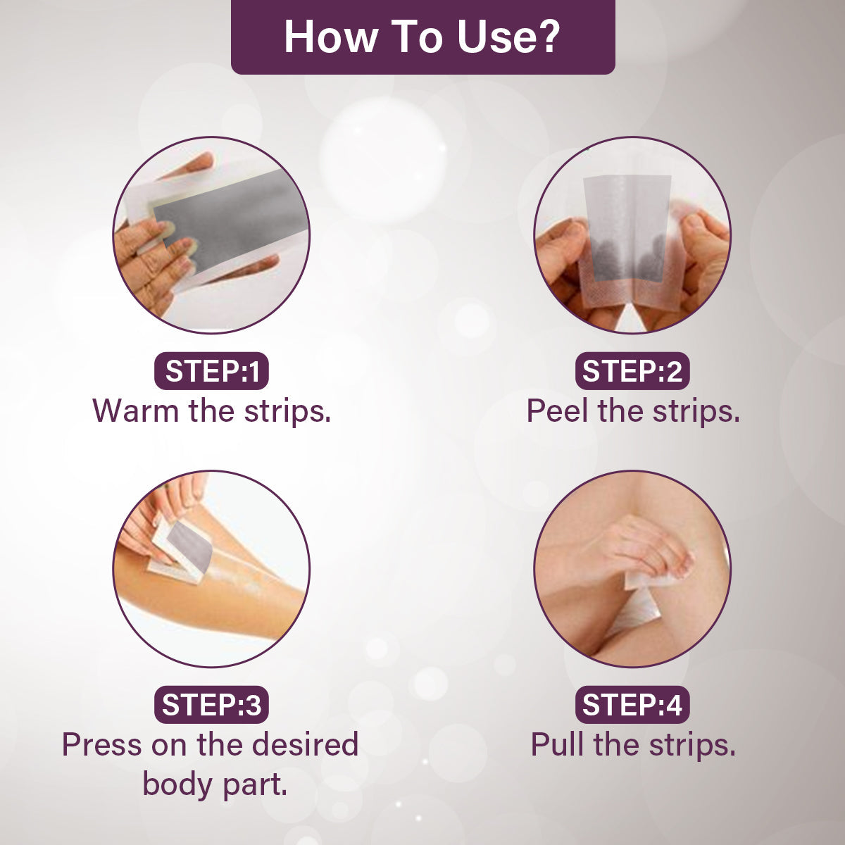 Easy To Use Wax Strips