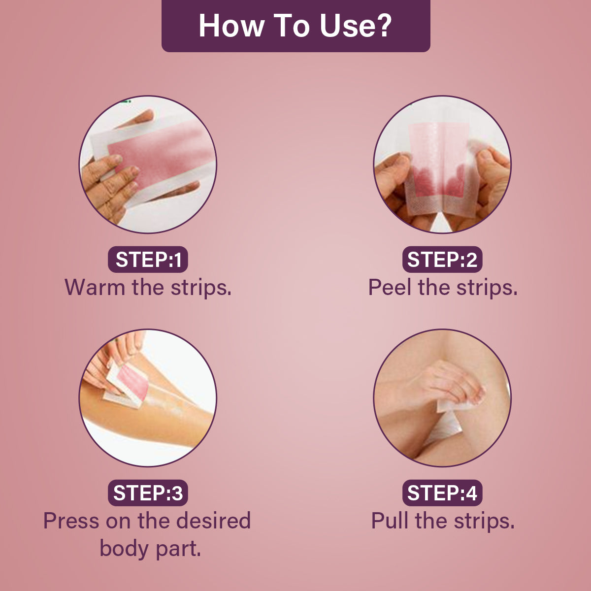 Easy To Use Wax Strips