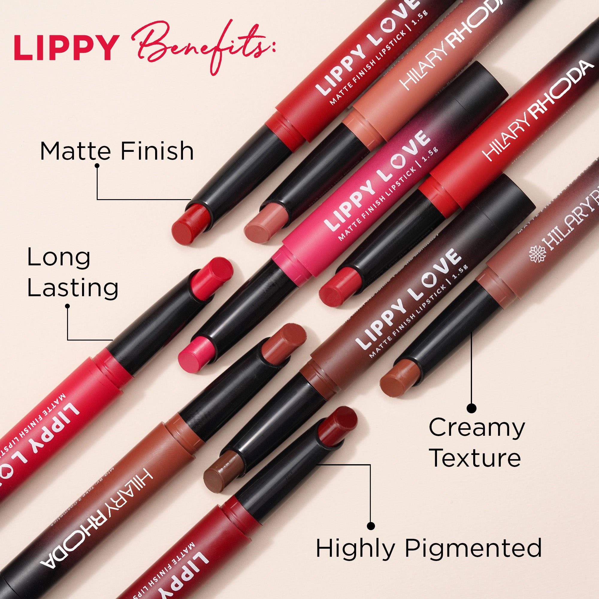 Lippy Love Matte Finish Lipstick