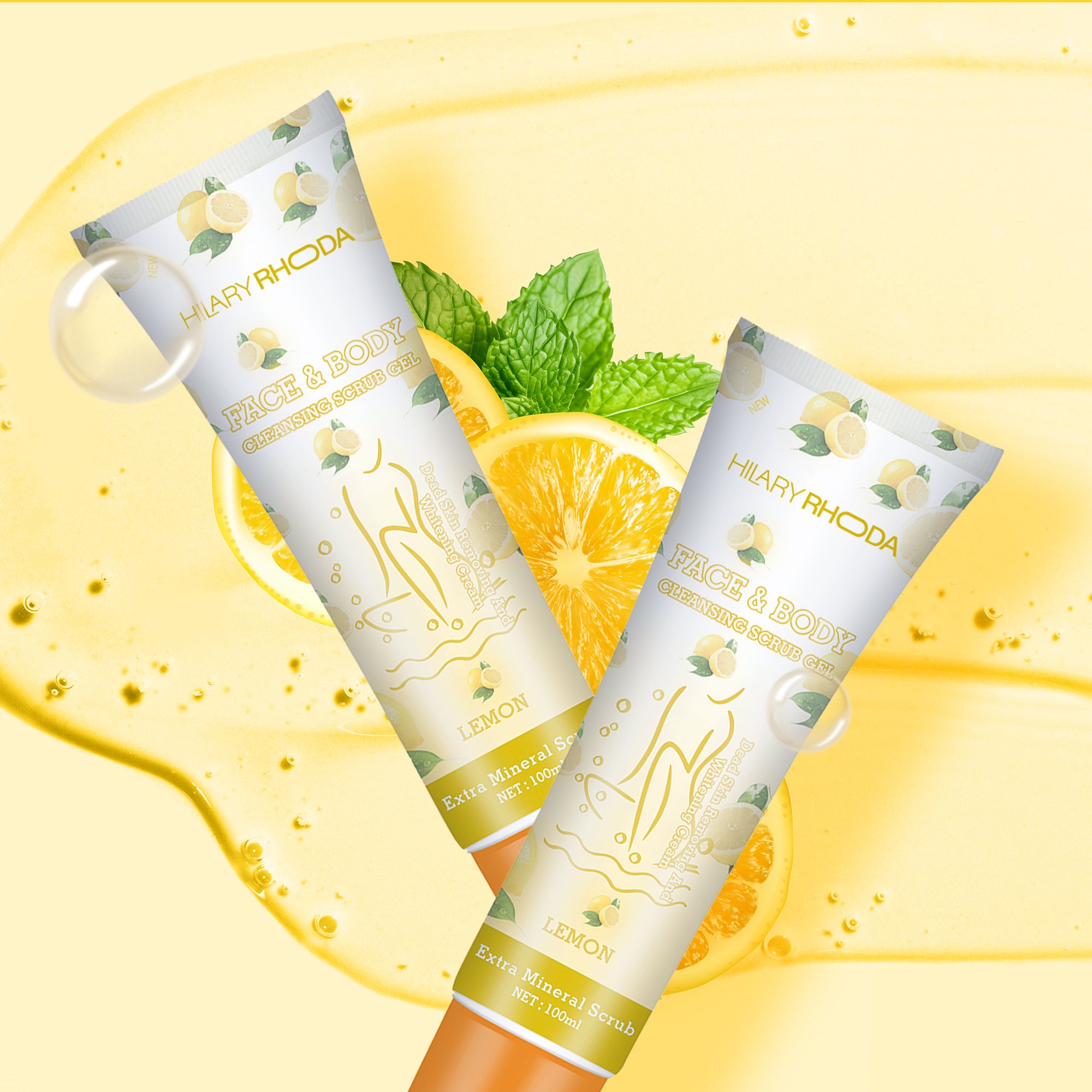 Face & Body Cleansing Scrub Gel