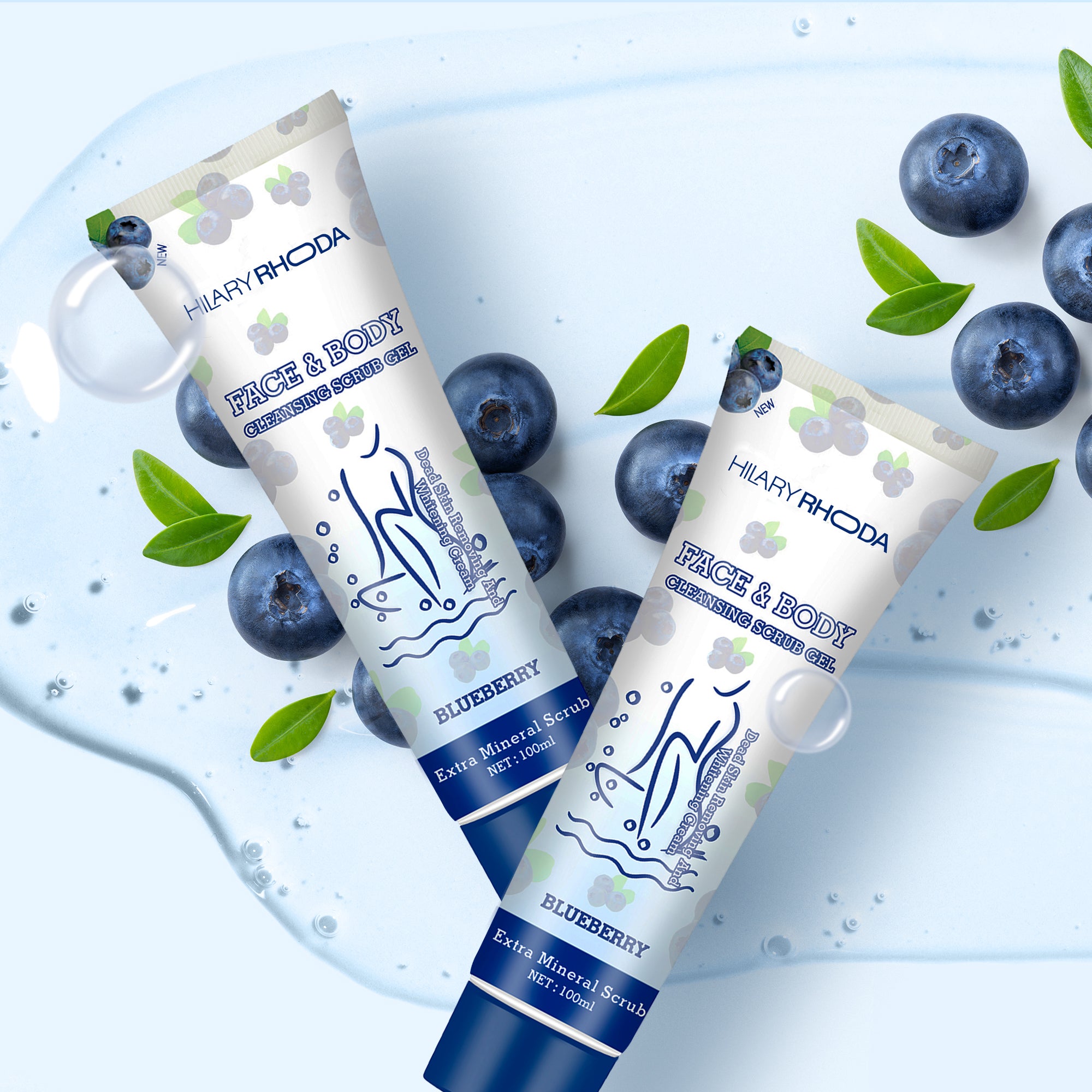 Face & Body Cleansing Scrub Gel
