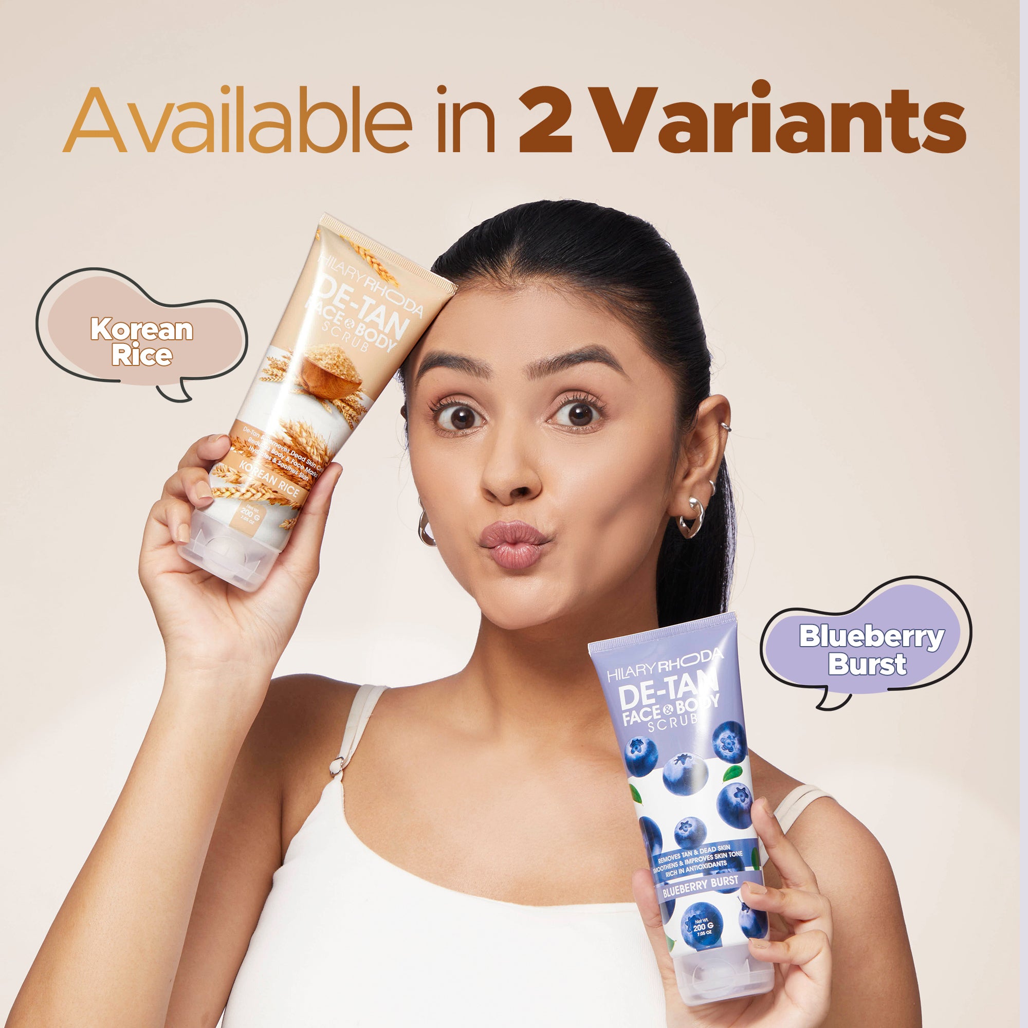 De-Tan Face & Body Scrub - Korean Rice