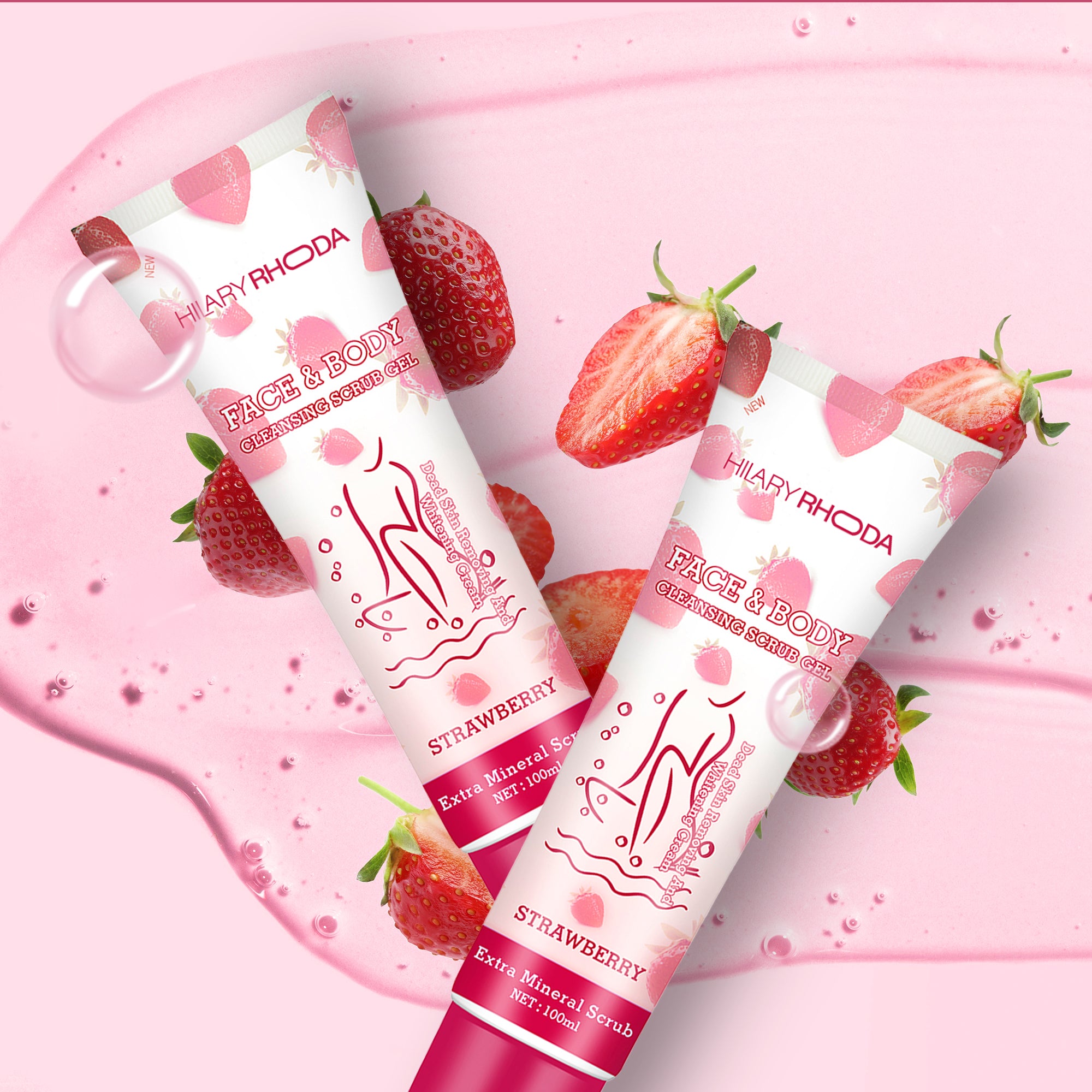 Face & Body Cleansing Scrub Gel