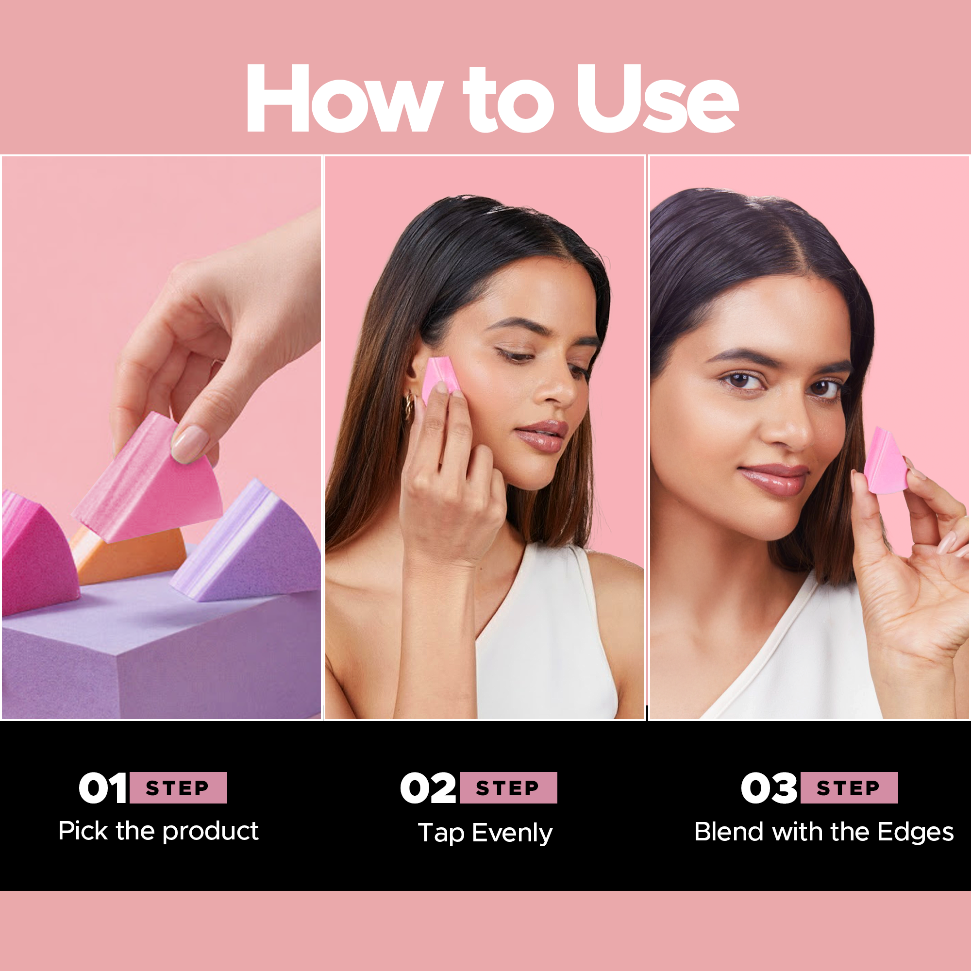 Hilary Rhoda EdgeBlender Makeup Sponge