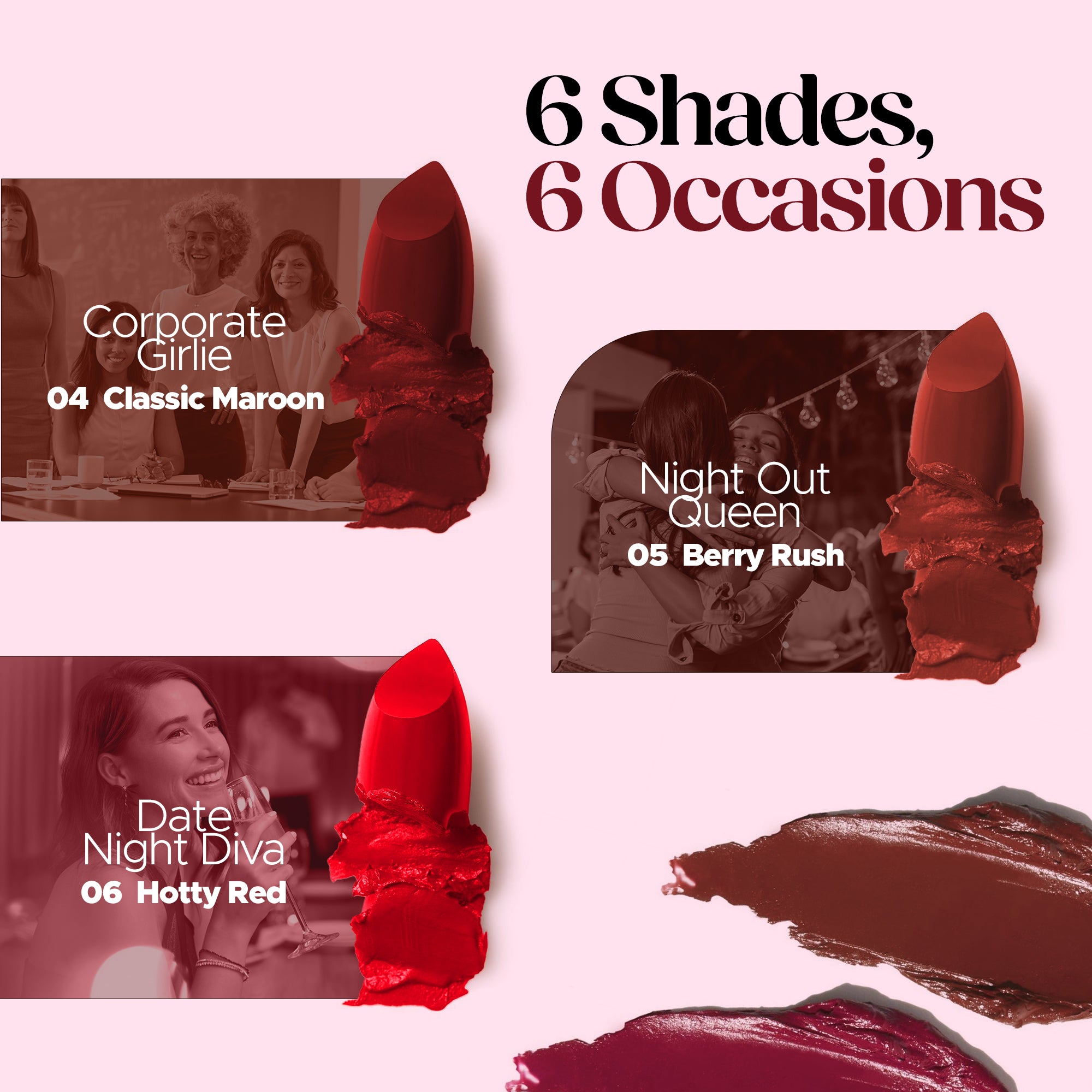 Trap Of Matte 6 Bullet Mini Lipstick