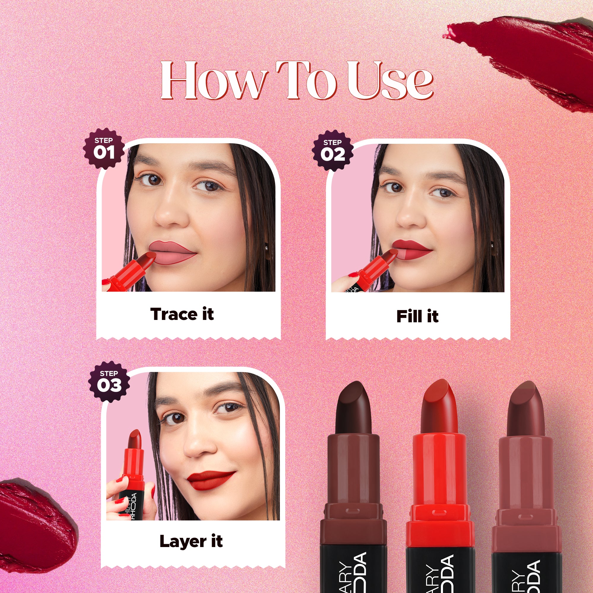 Trap Of Matte 6 Bullet Mini Lipstick