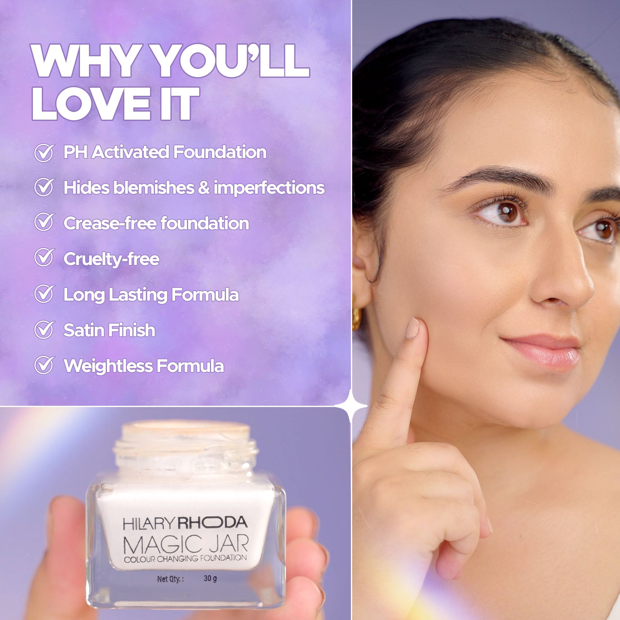 Magic Jar Colour Changing Foundation