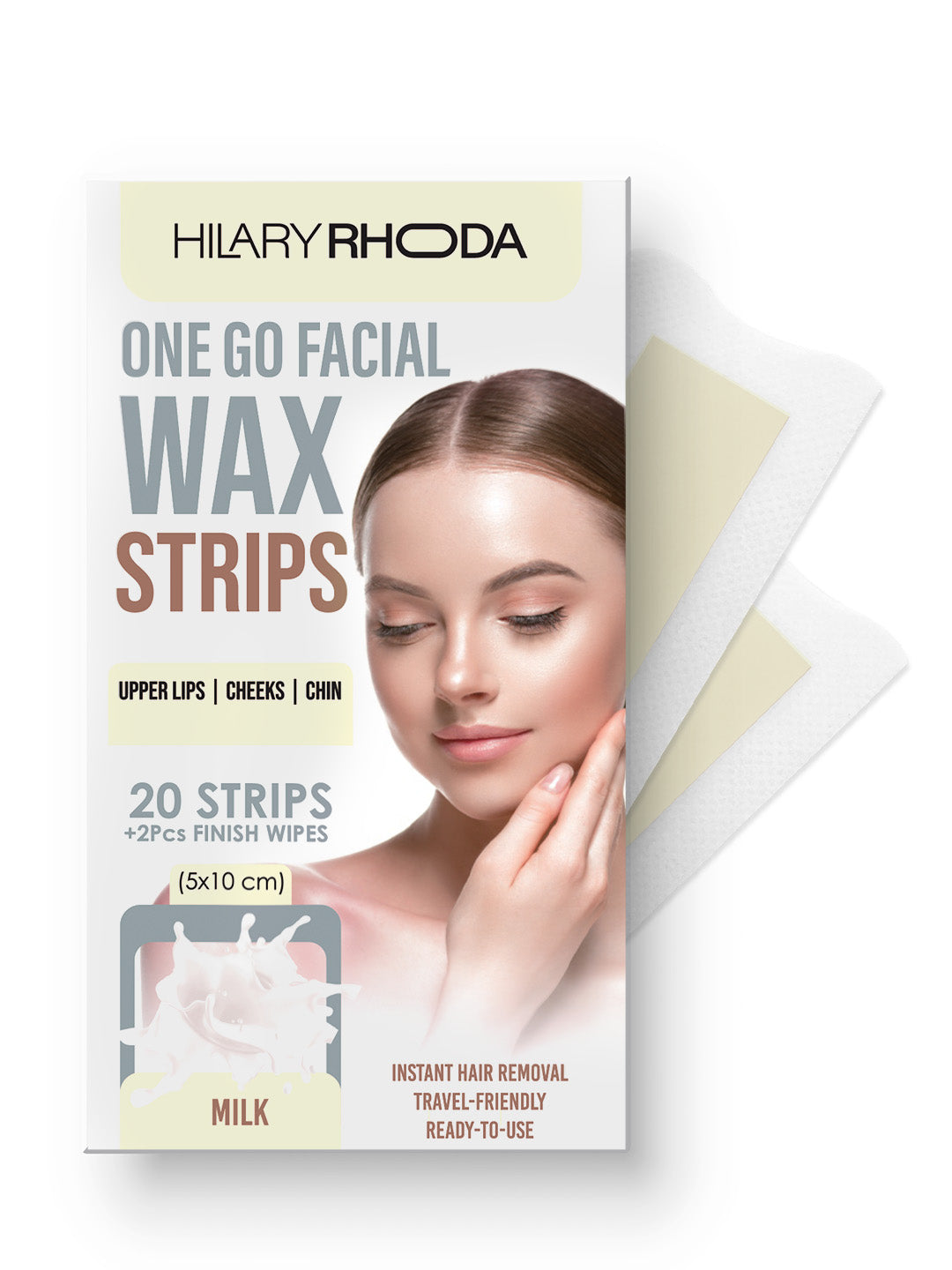 One Go Facial Wax Strips