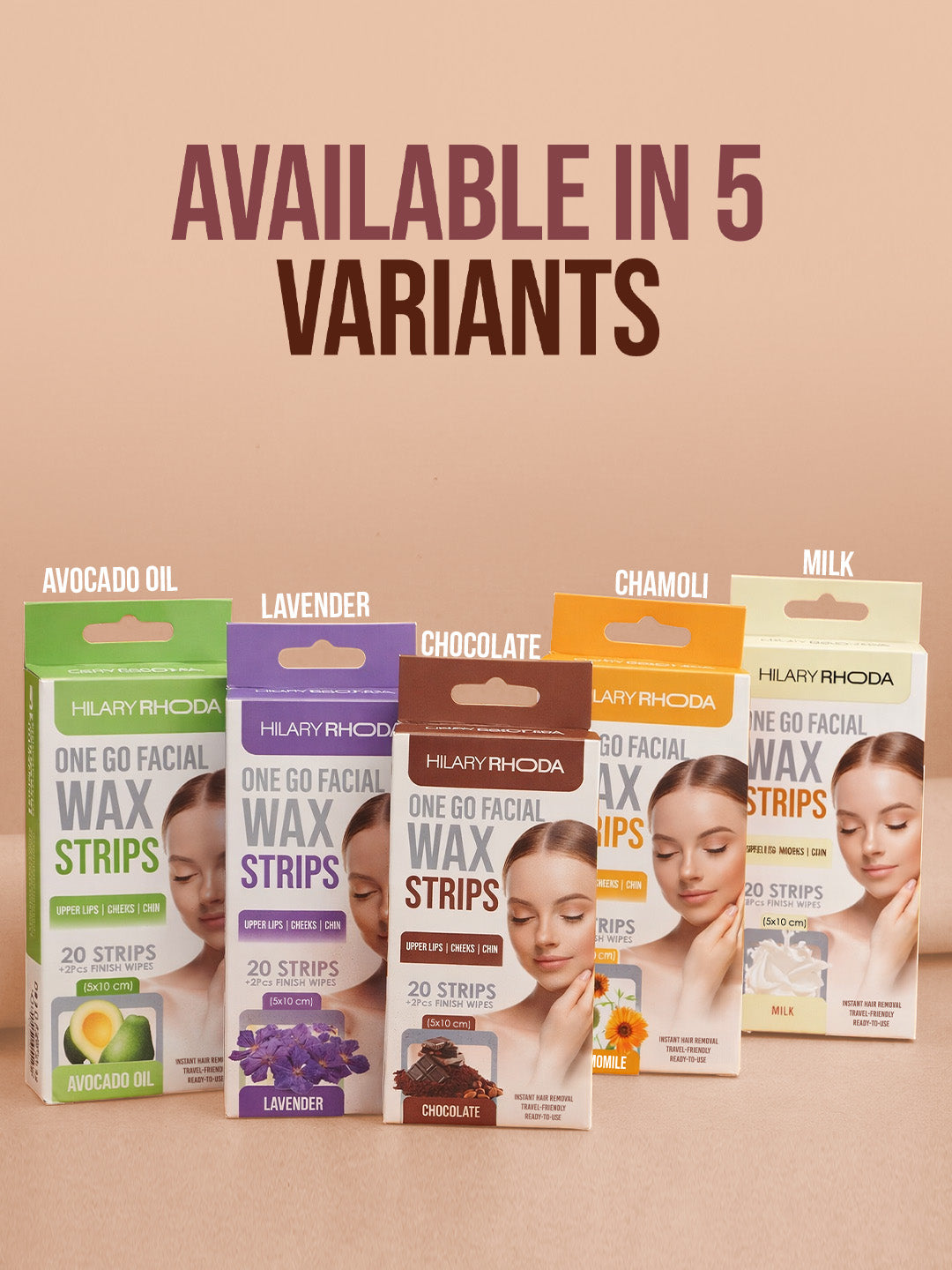 One Go Facial Wax Strips