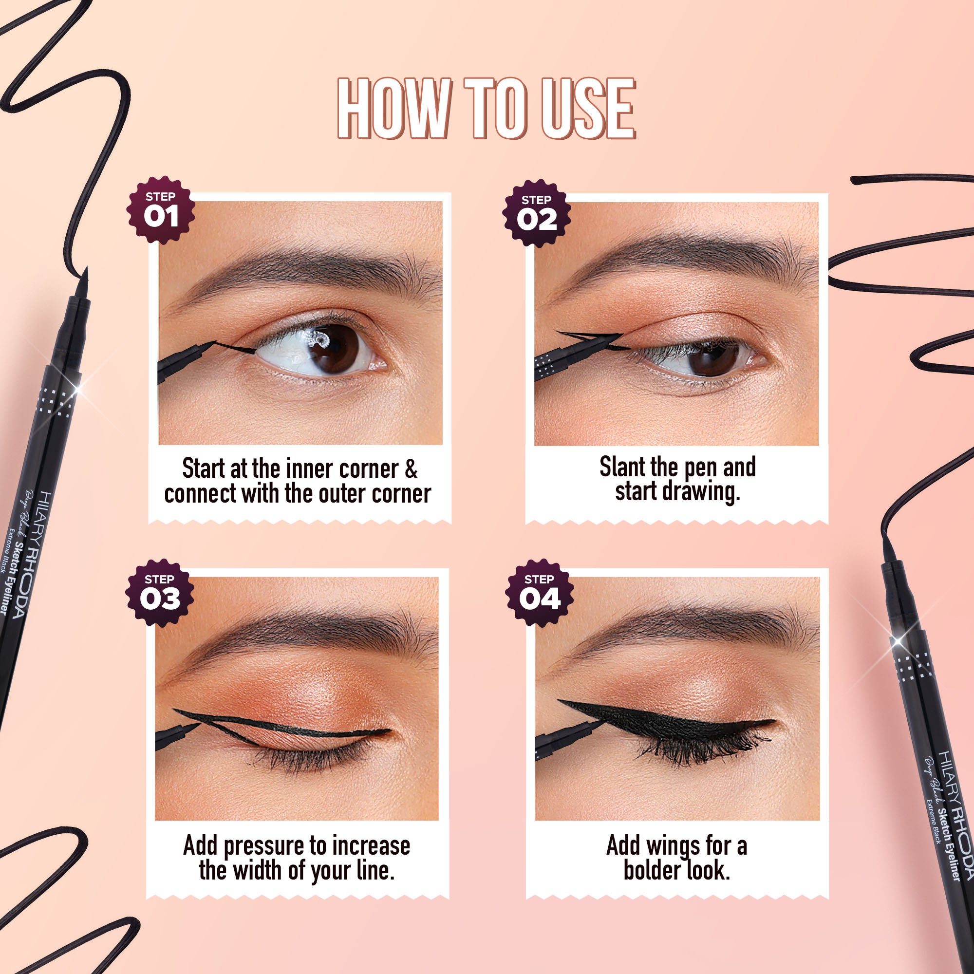 Deep Black Sketch Eyeliner