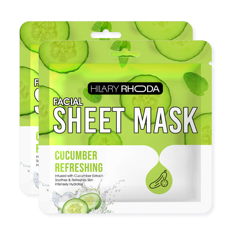 Cucumber Refreshing Sheet Mask (Pack of 2)