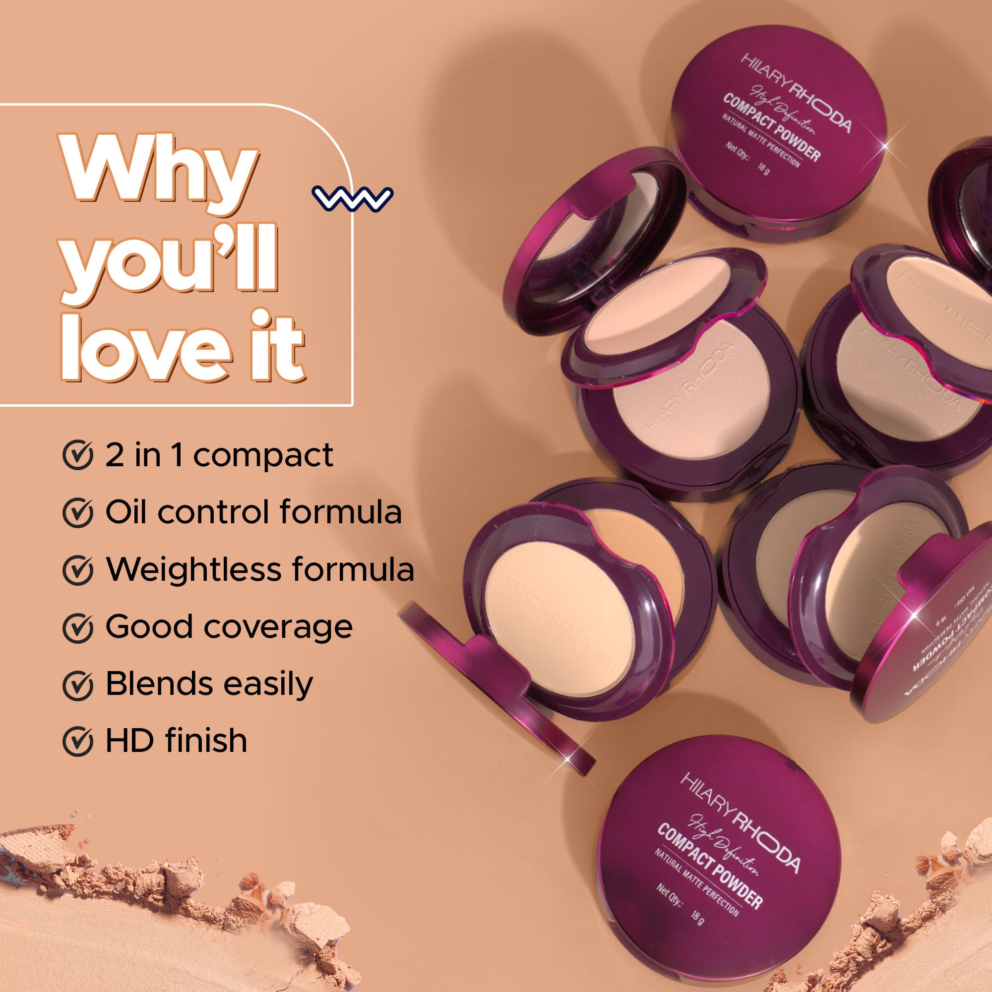 HD High-Definition Pressed Powder